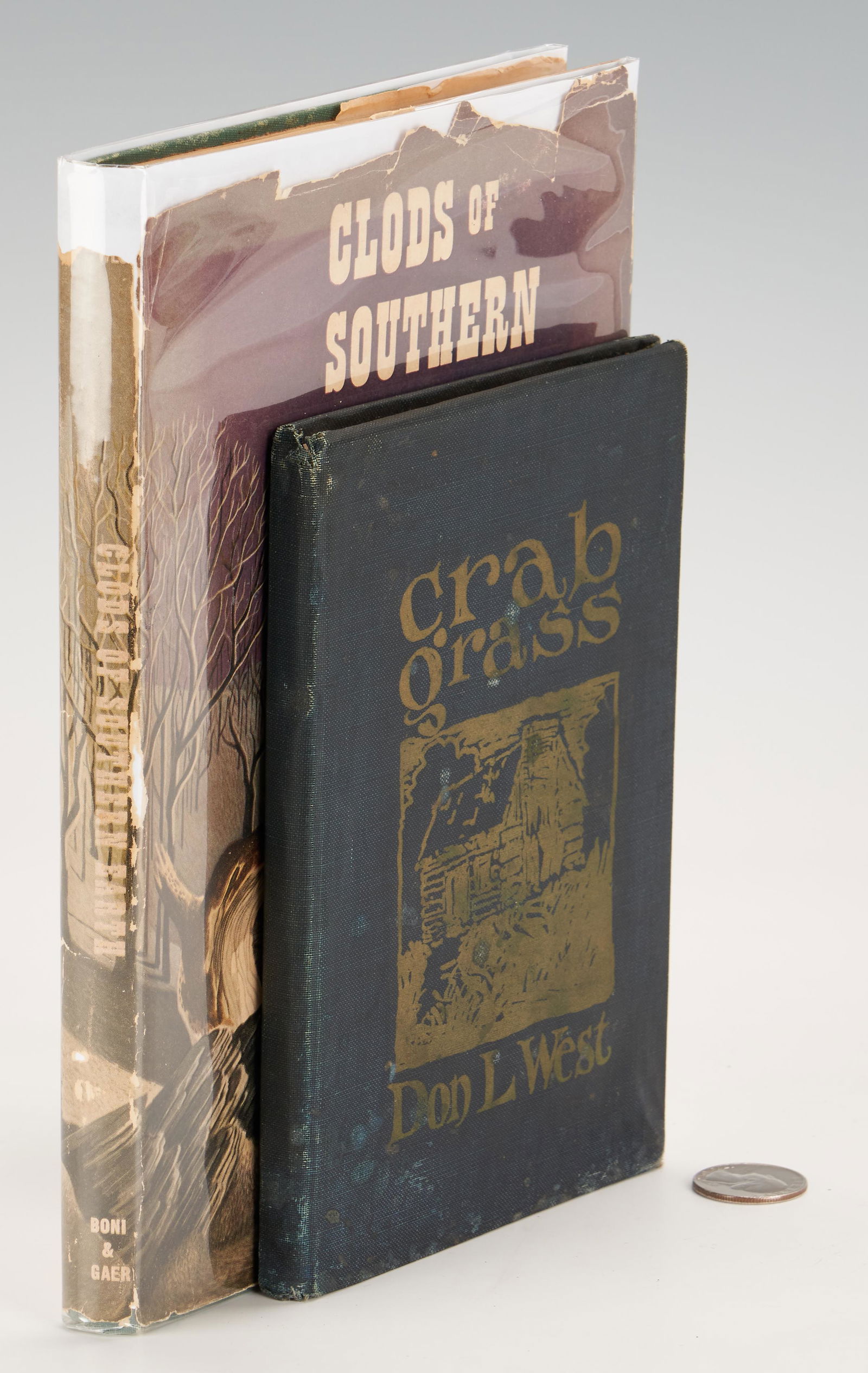 2 Don West Books, incl. Inscribed Crab Grass (1 of 10)