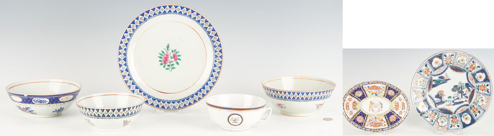 7 Chinese Export & English Porcelain Items, incl. (1 of 20)
