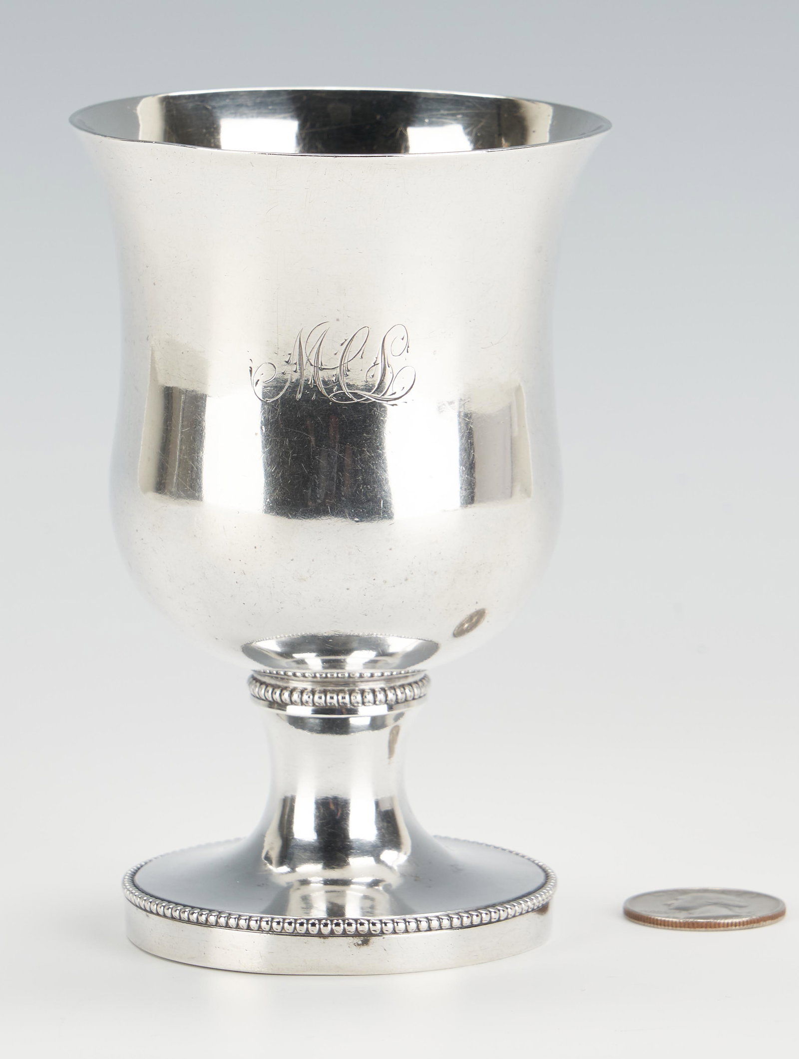 Anthony Rasch & Co. Coin Silver Goblet (1 of 8)
