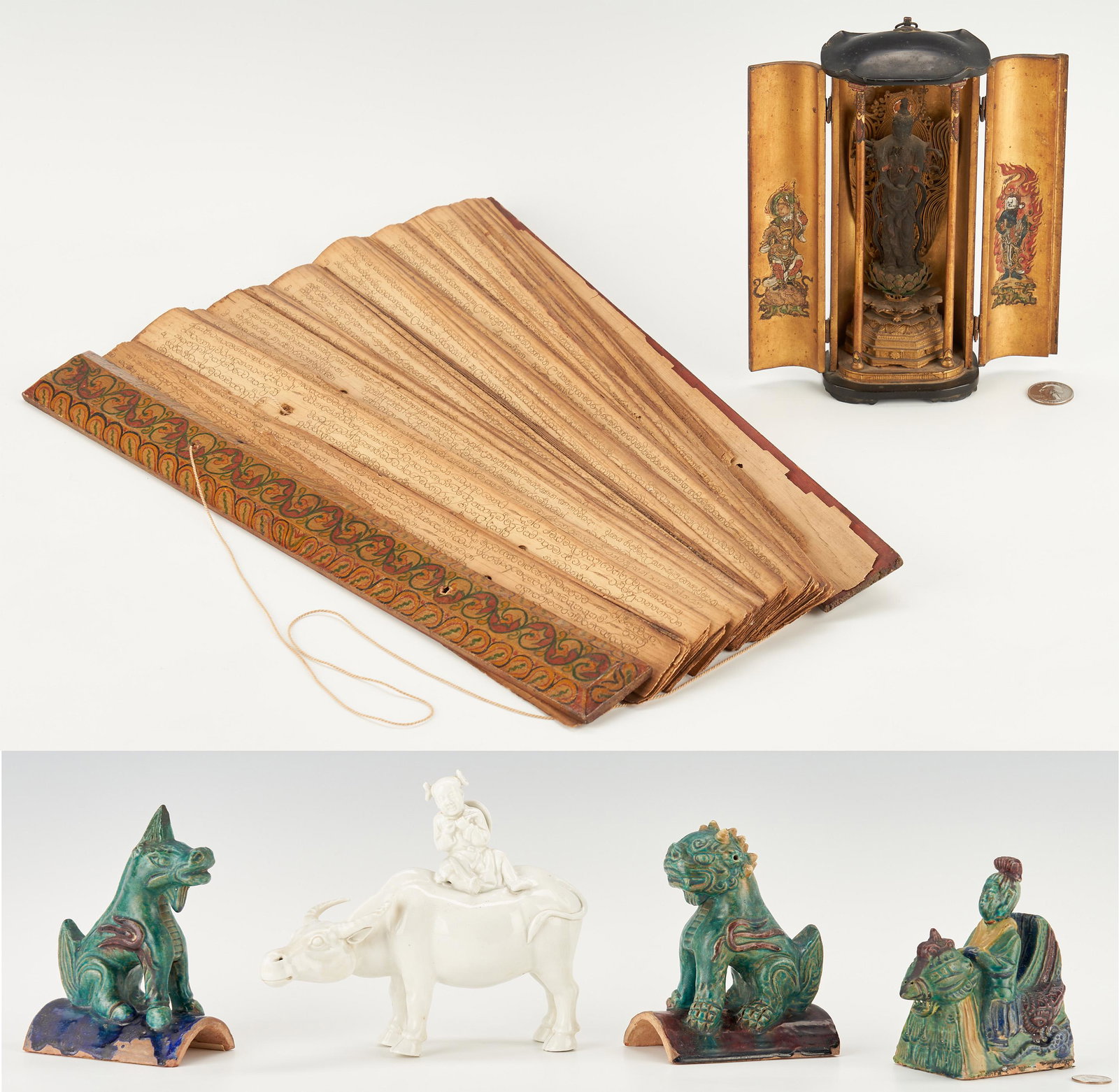 Chinese Roof Tiles plus Travel Shrine and Hindu Prayer (1 of 20)