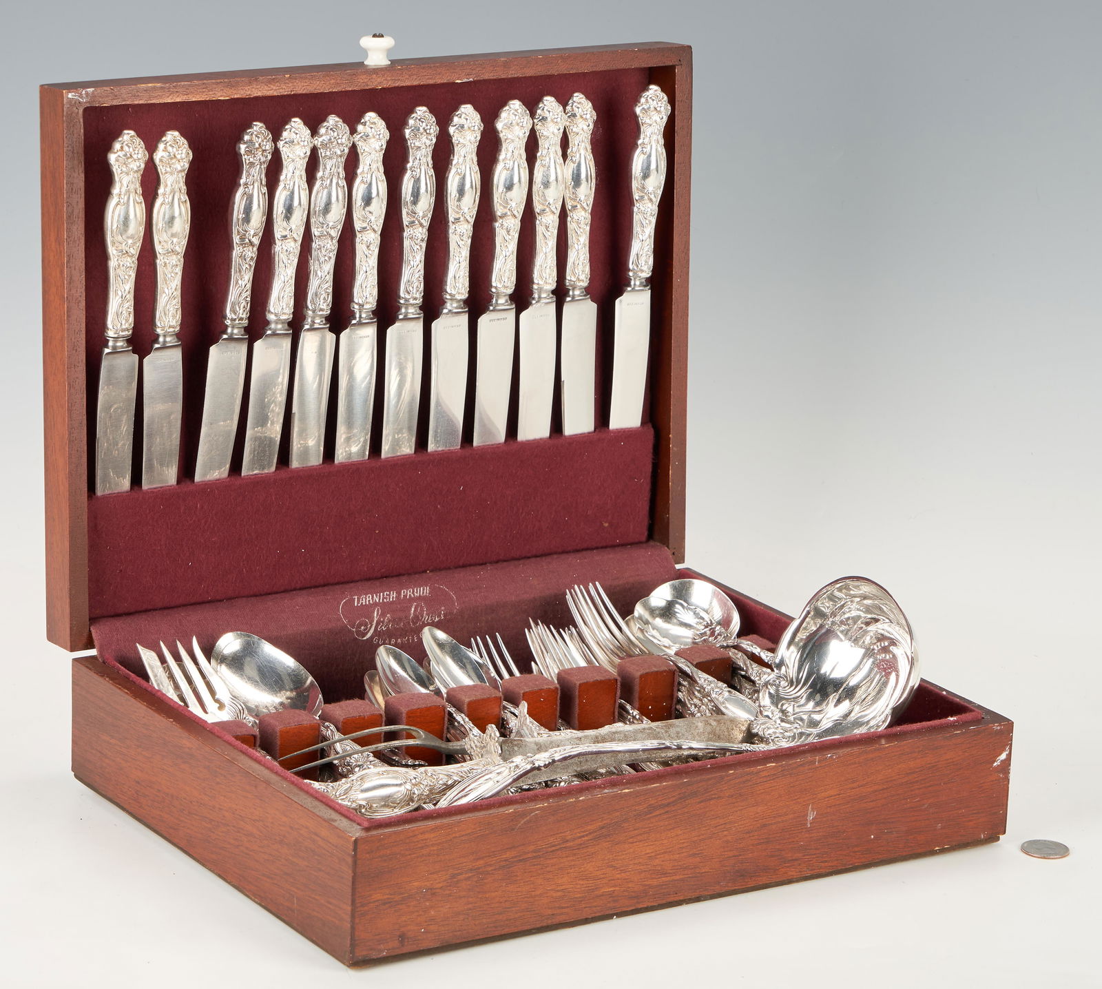 93 Pcs. Sterling Silver Flatware, incl. International (1 of 14)