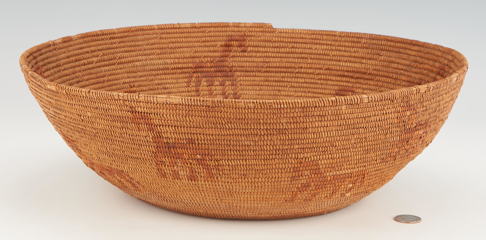 Califonia Mission Native American Pictorial Basket (1 of 10)