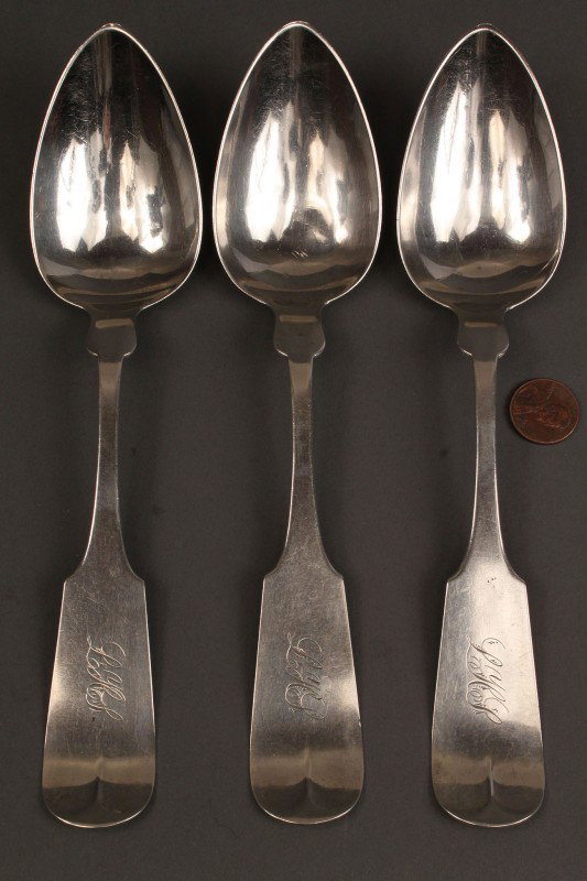 Hope & Miller silver tablespoons, 3 pcs.