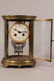 191: Tiffany & Co. Brass & Glass Mantel Clock - 2