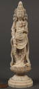 4: Oriental carved ivory figure of Quan Yin