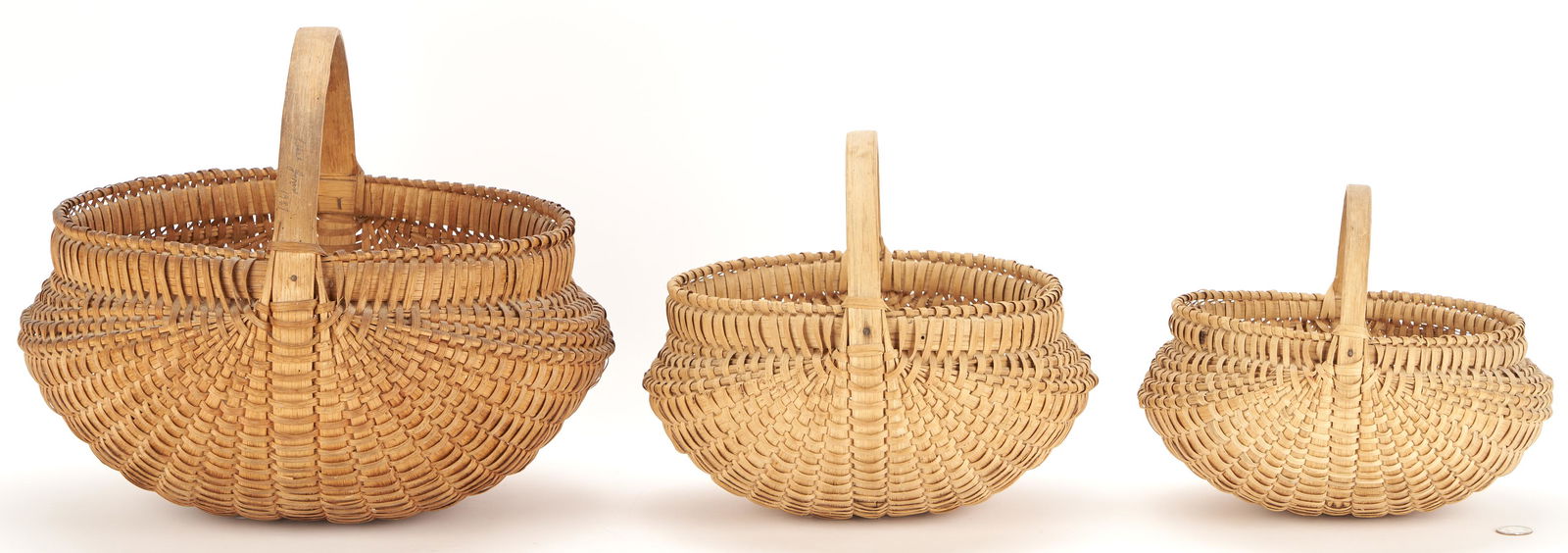 Three (3) Scott County, VA Jesse Jones Baskets, All Signed (1 of 10)