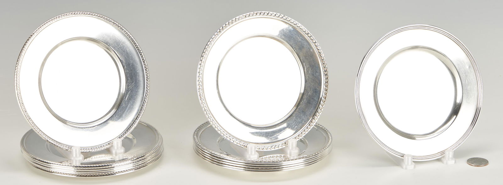 13 Sterling Silver Bread Plates, Fina and Amston (1 of 7)