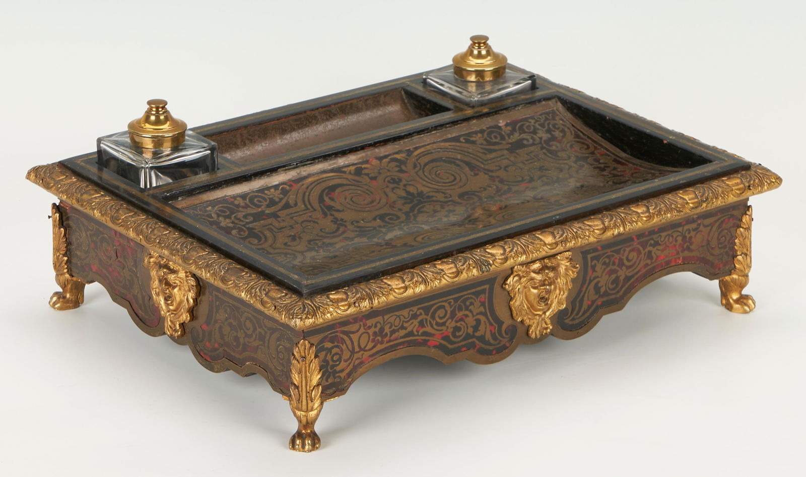Napoleon III Boulle Inkstand (1 of 14)