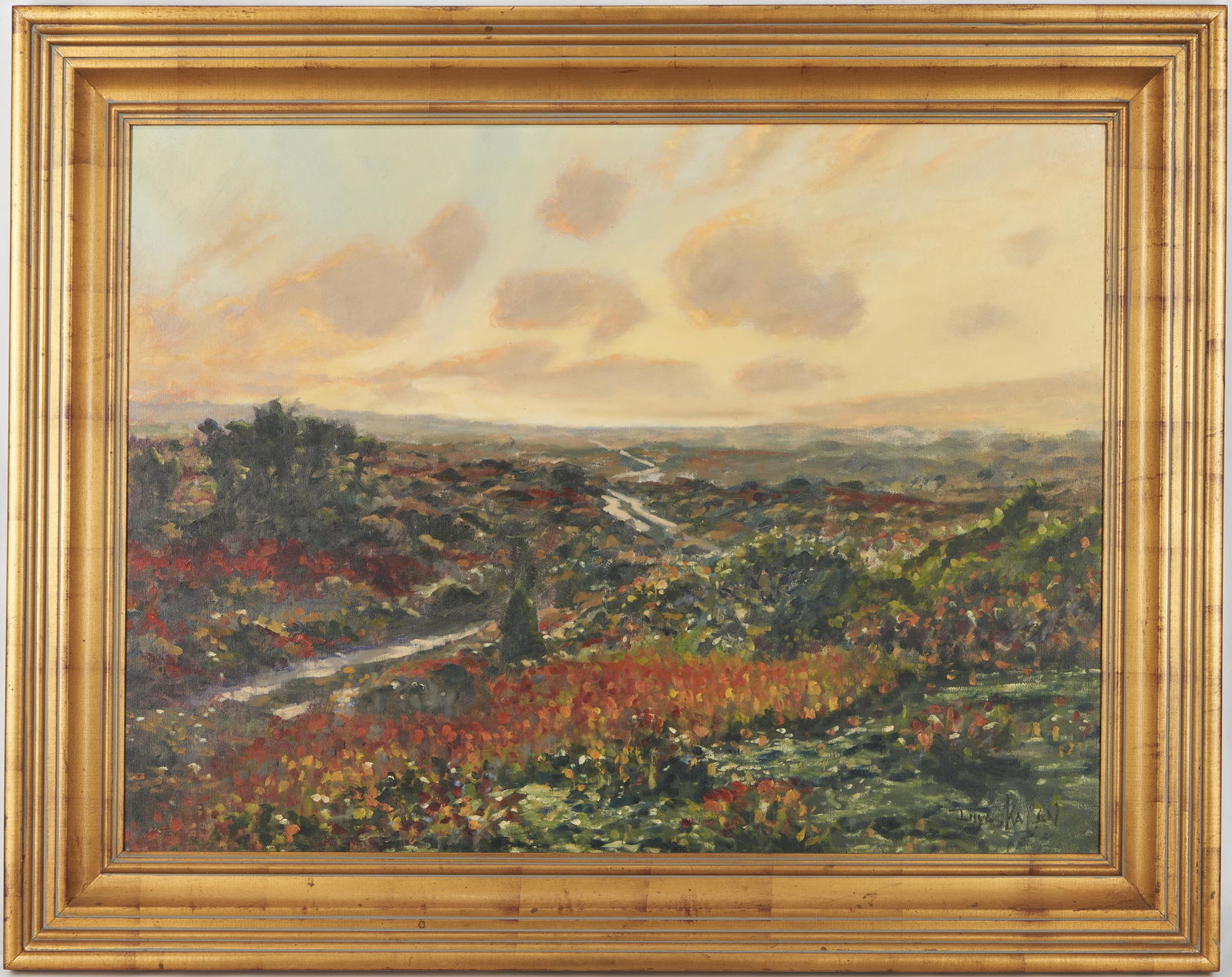 Large Illya Kagan O/C Landscape Painting (1 of 7)