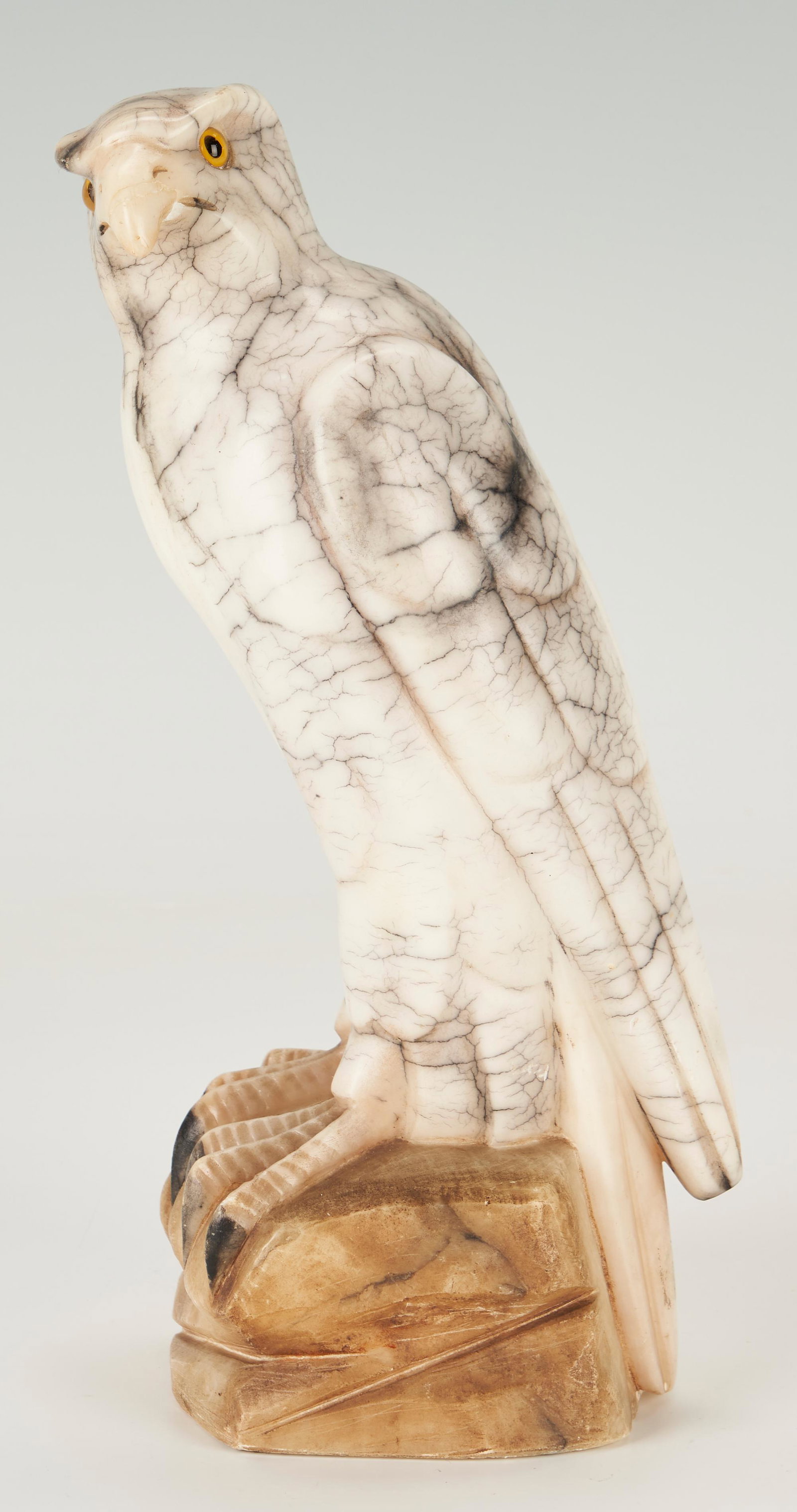 Carved Marble Sculpture of a Falcon (1 of 9)