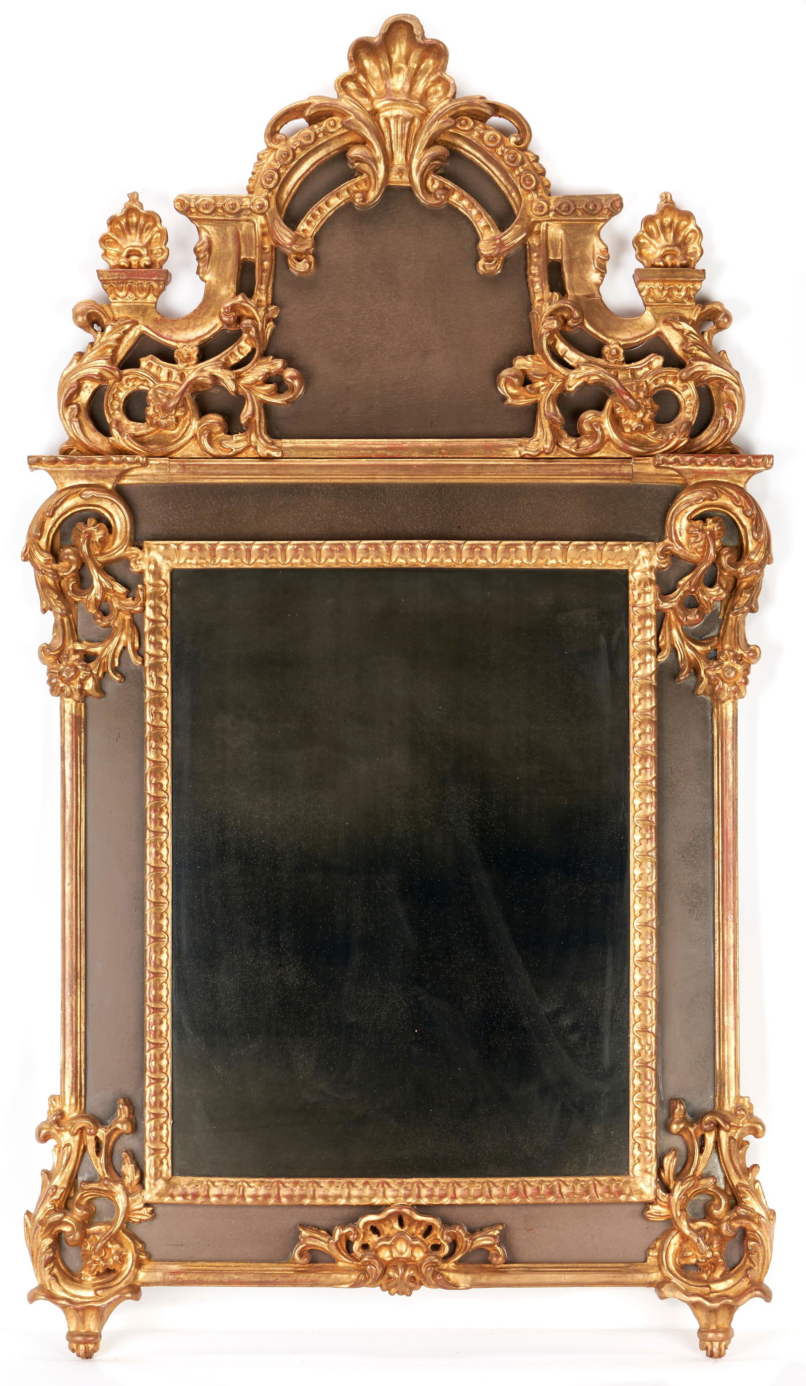 Baroque Transitional Style Giltwood Mirror (1 of 6)