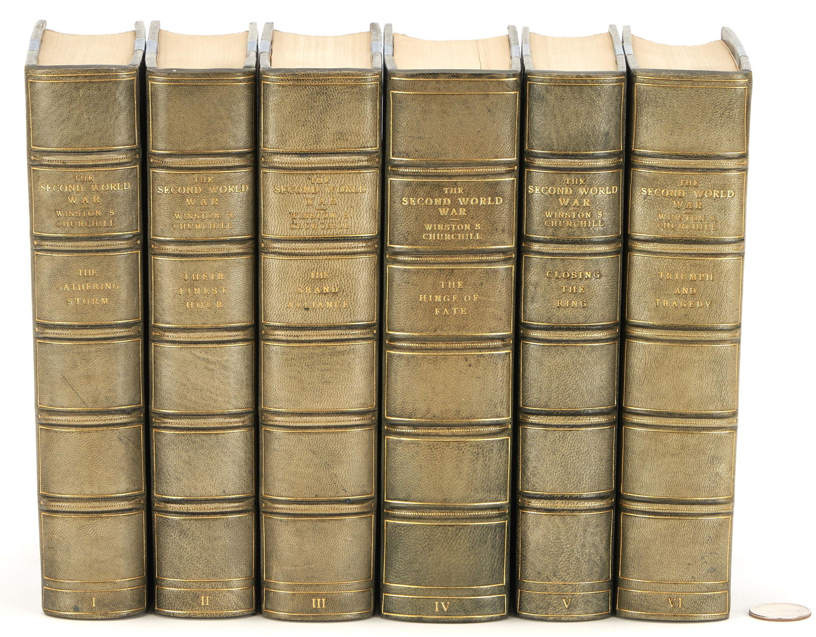Churchill, THE SECOND WORLD WAR, 6 Vols., 1948-54 (1 of 7)
