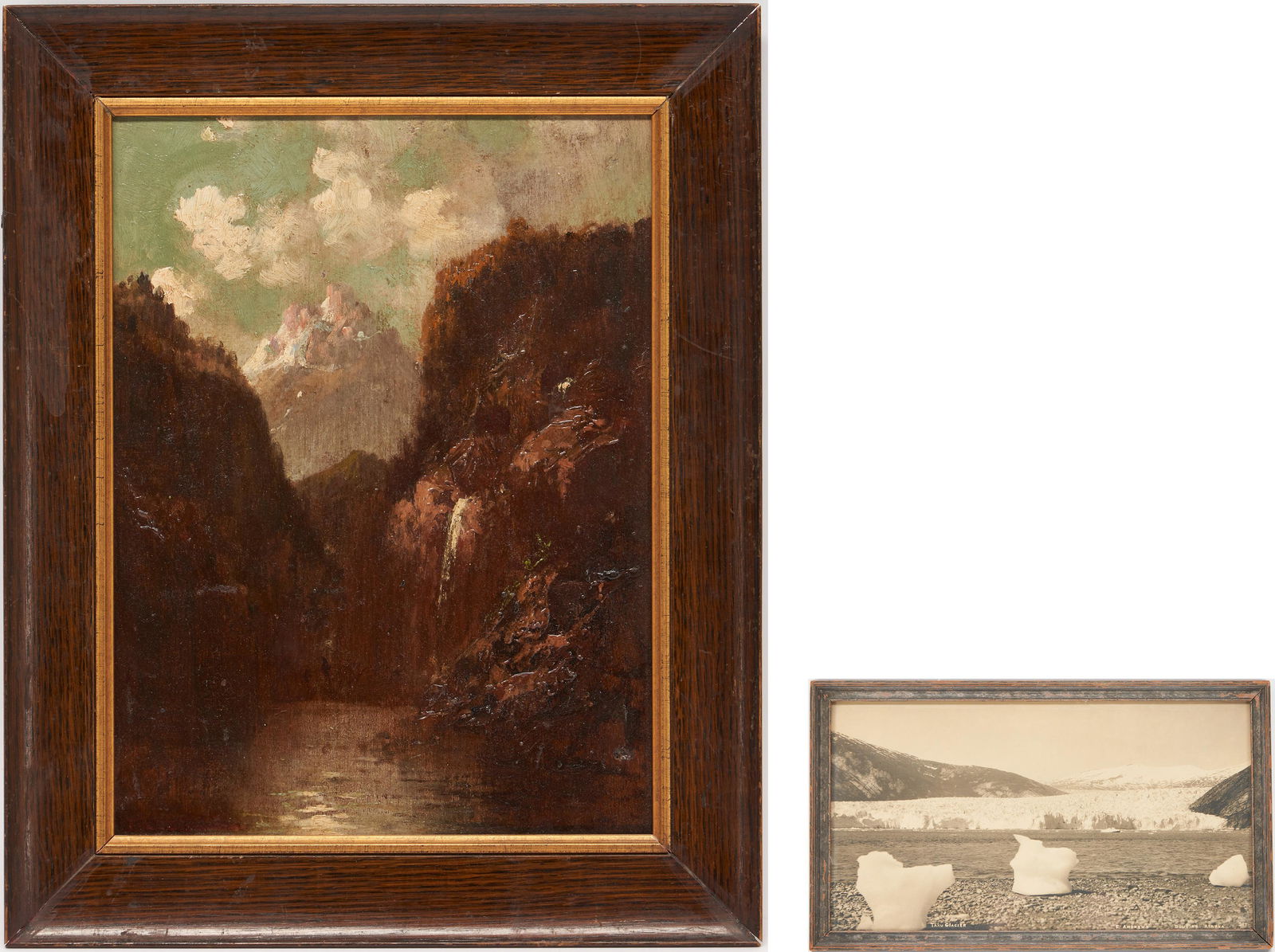 John Califano O/B Landscape & E. Andrews Glacier Photograph, 2 items (1 of 13)