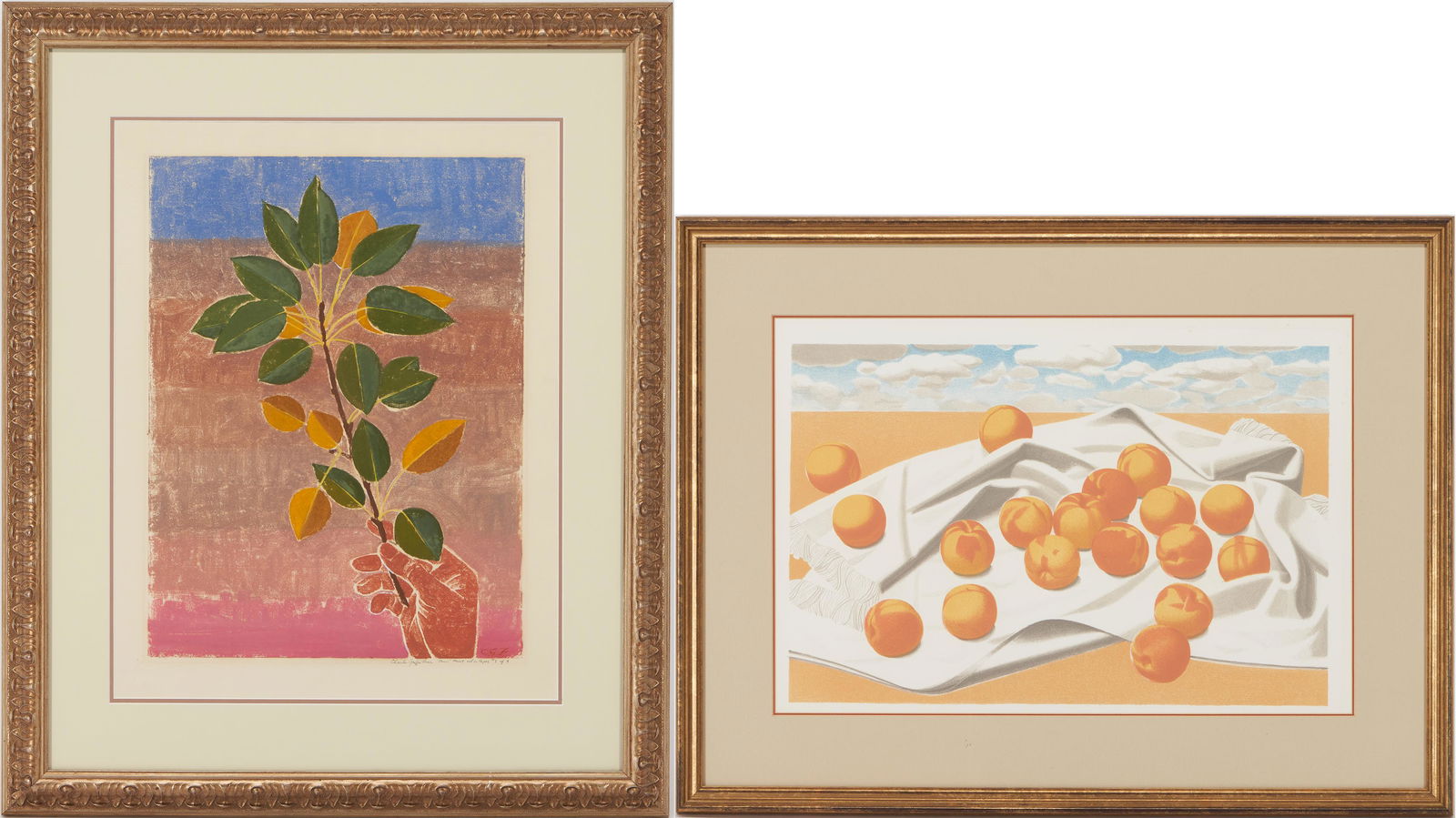 2 Charles Griffin Farr Works on Paper, inc. Hand Painted Woodblock (1 of 15)