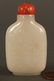 15: Carved white Jade snuff bottle, Qing dynasty
