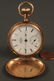 177: 14K Elgin pocket watch with star pattern