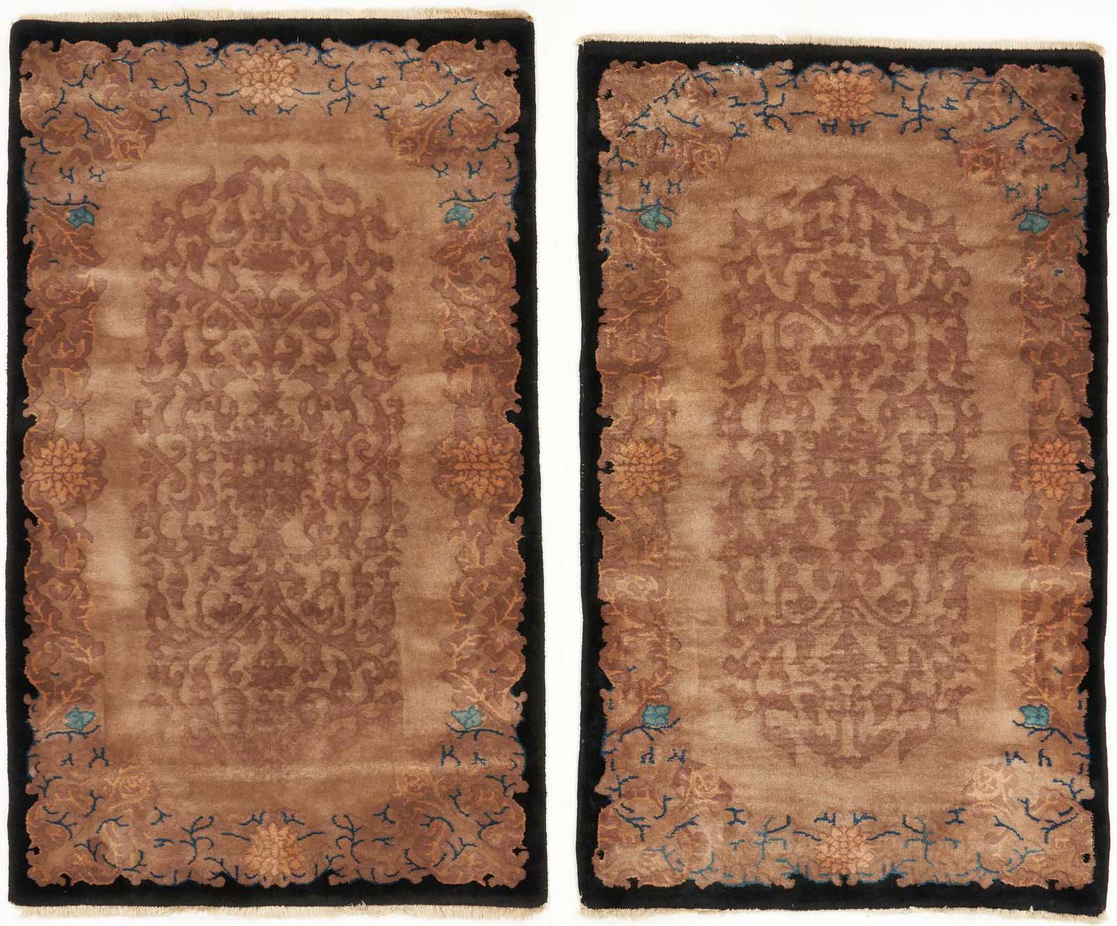Pair Chinese Art Deco Area Rugs (1 of 14)