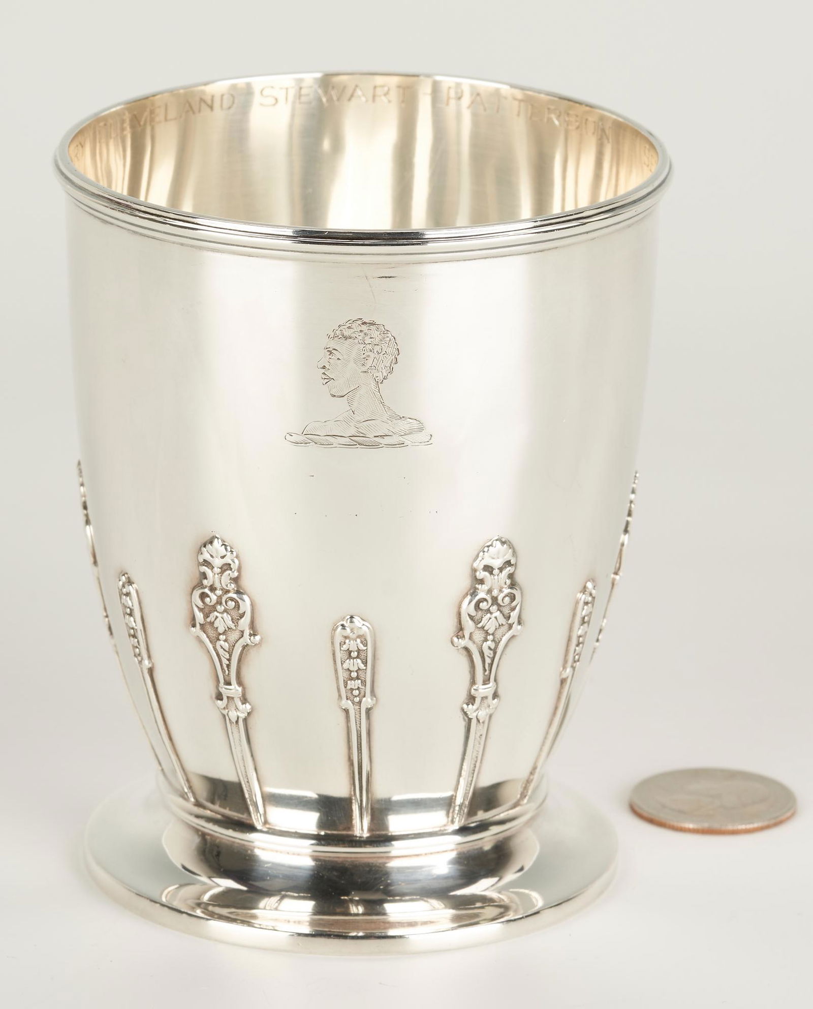 Victorian Sterling Cup, possible Abolitionist Interest (1 of 11)