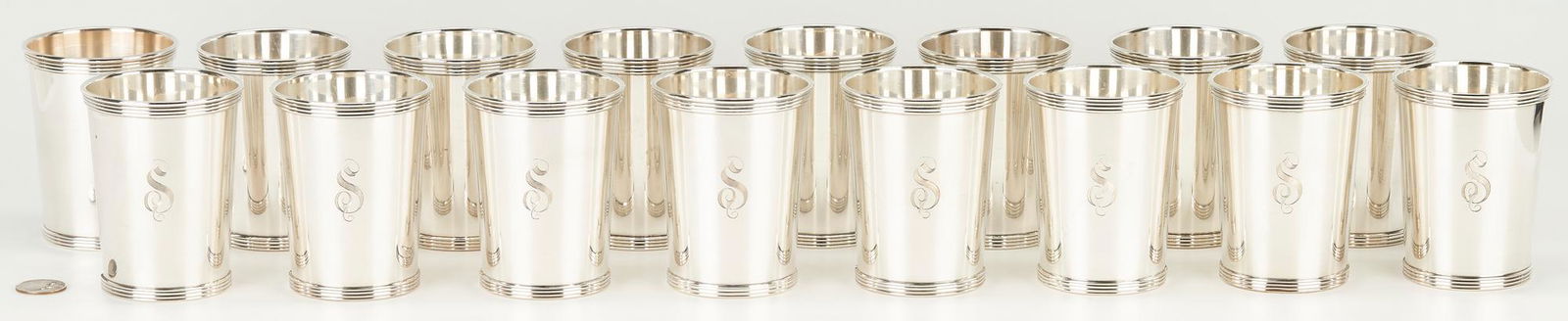 16 International Sterling Silver Mint Julep Cups (1 of 8)