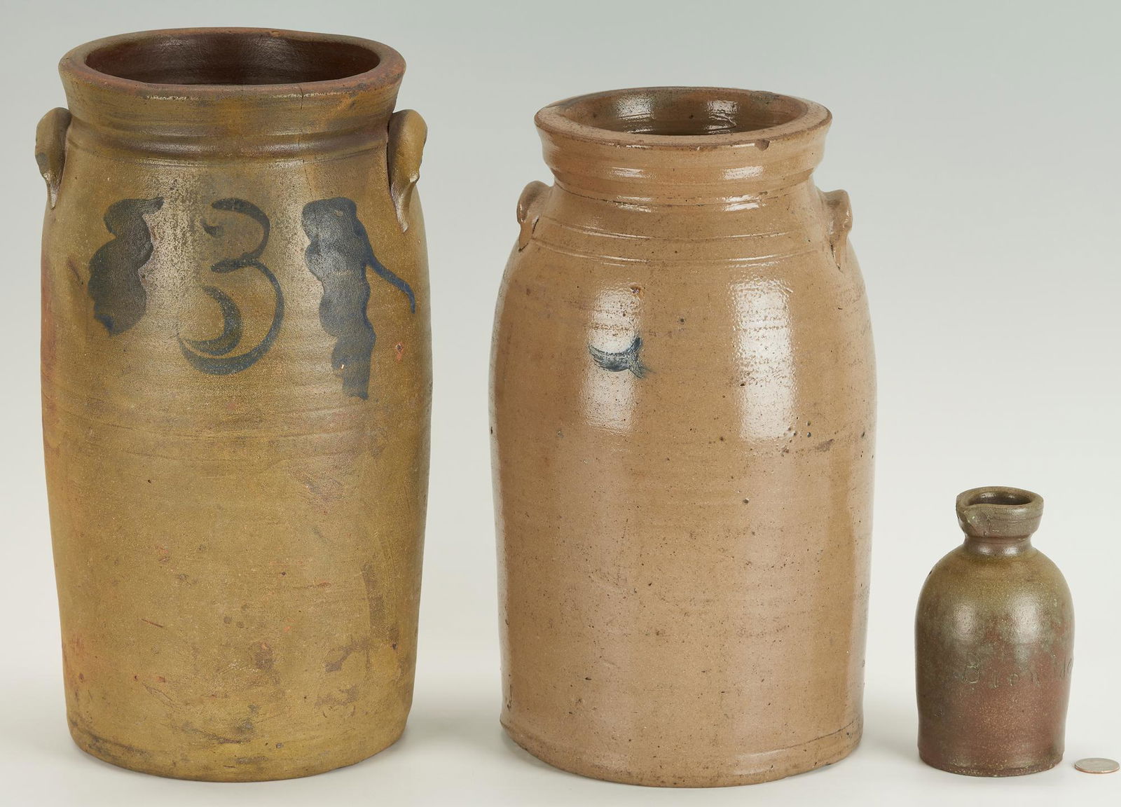 3 East TN Stoneware Pottery Jars (1 of 14)