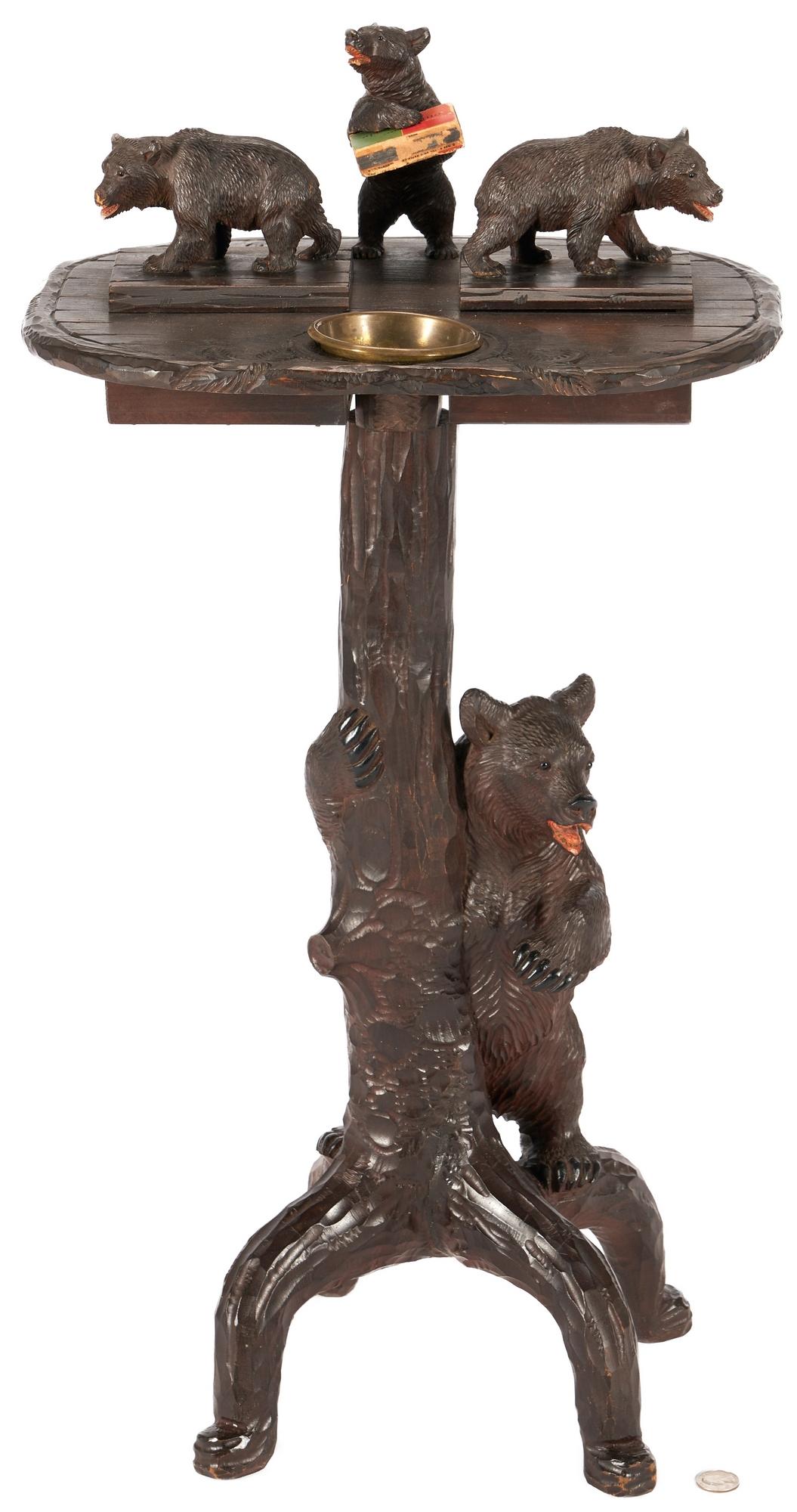 European Black Forest Smoking Table (1 of 11)