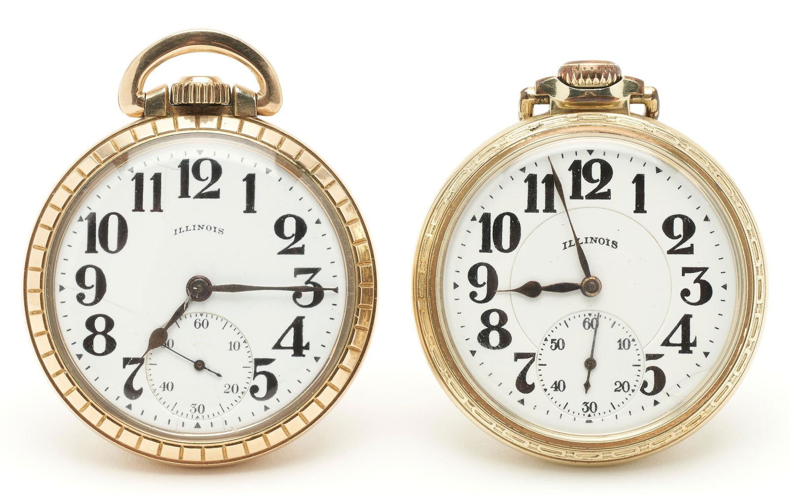 2 Illinois Bunn Special Pocket Watches, 1 of 2 (1 of 9)