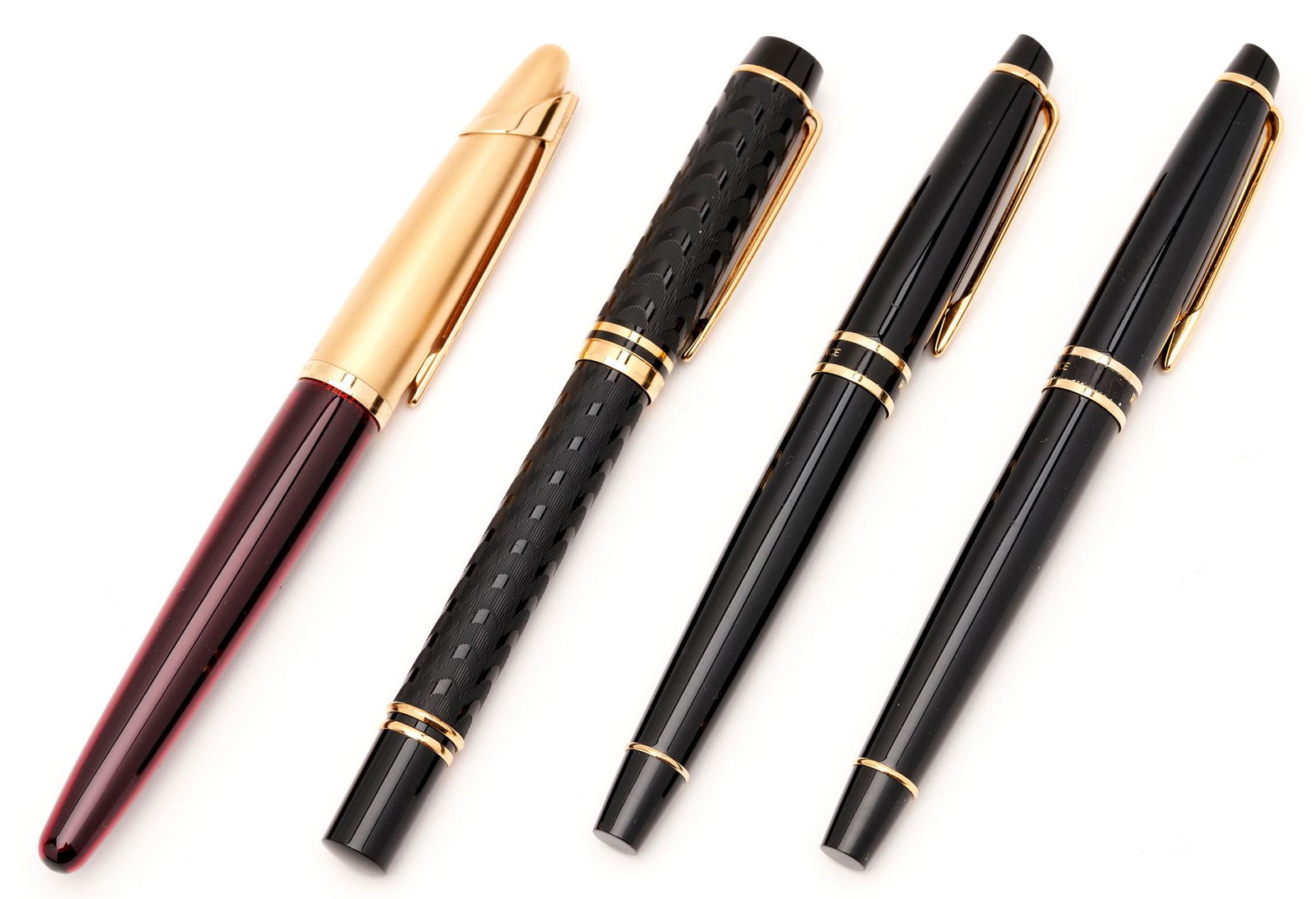 4 Waterman Fountain Pens, incl. Signe Edson Ruby Red, Le Man Opera, Ideal (1 of 6)