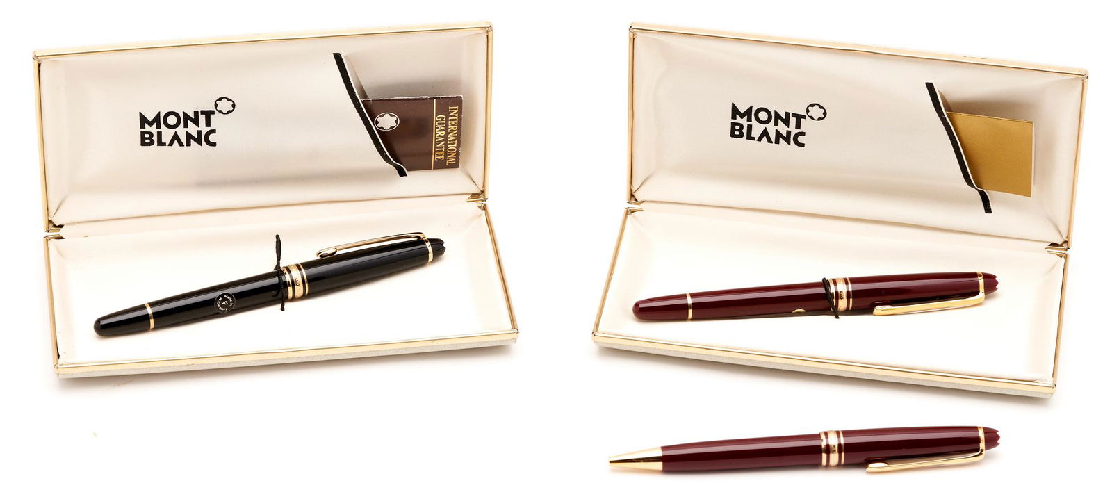3 Montblanc Meisterstuck Classique Pens, incl. 2 Fountain Pens (1 of 6)