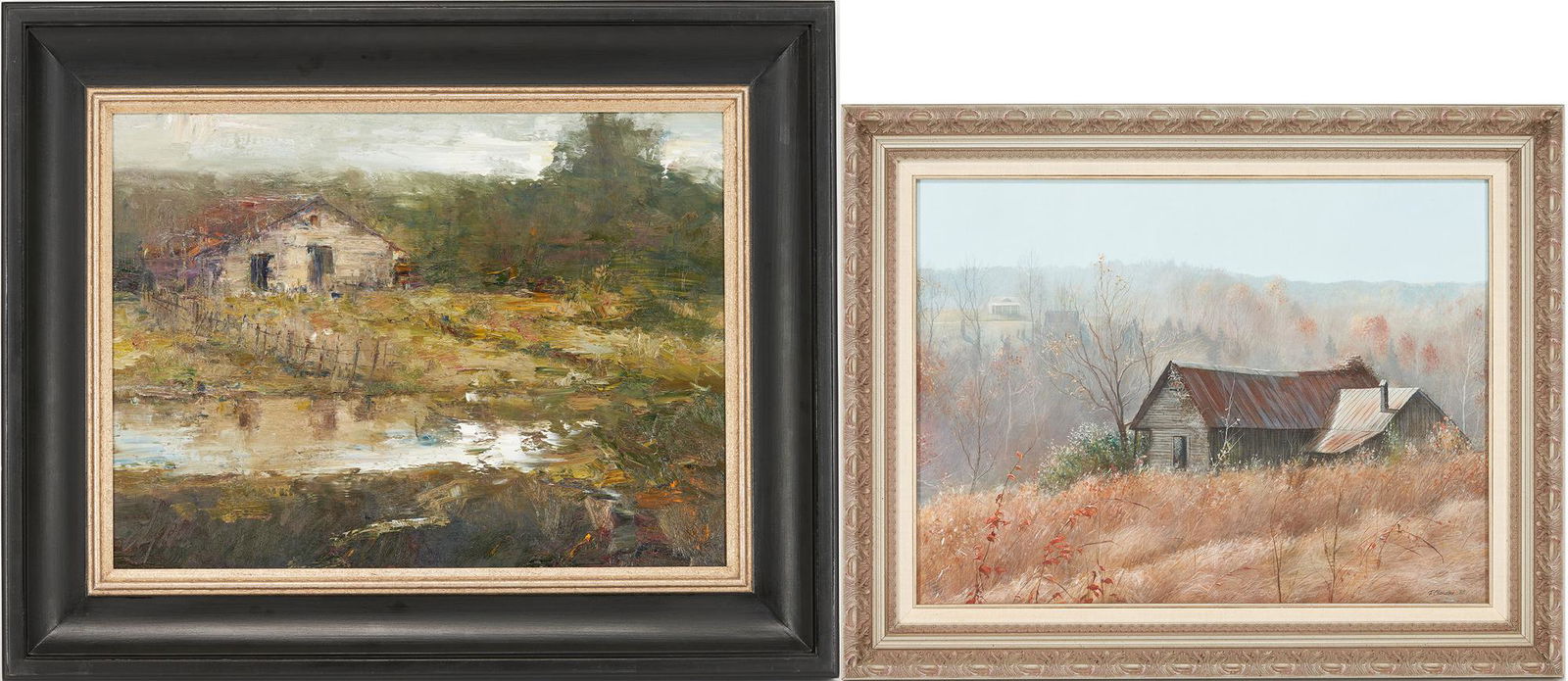 2 O/C Rural Landscape Paintings, incl. Terry Chandler & Danny McCaw (1 of 17)