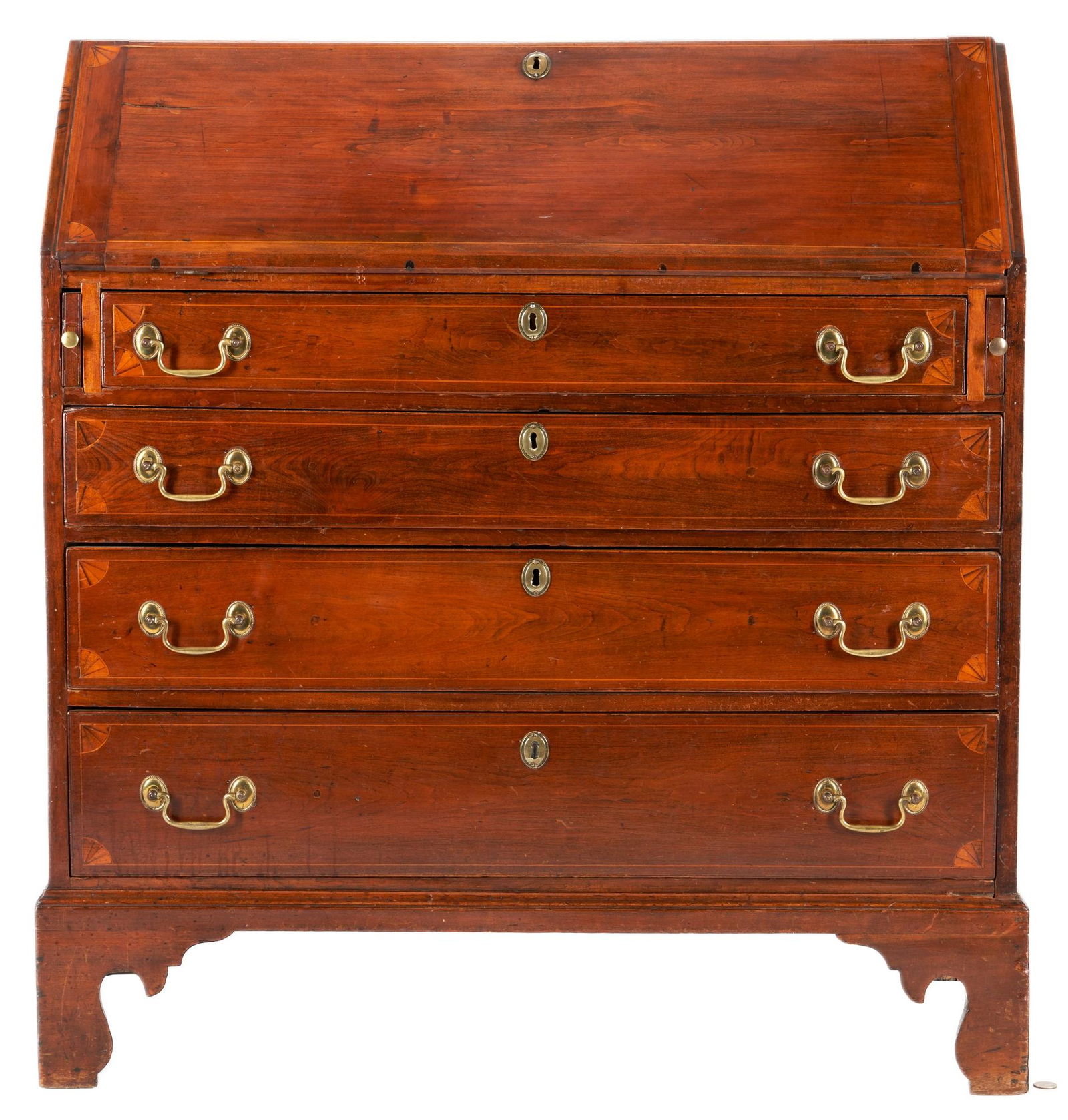 Federal Fan-Inlaid Slant Front Desk (1 of 20)