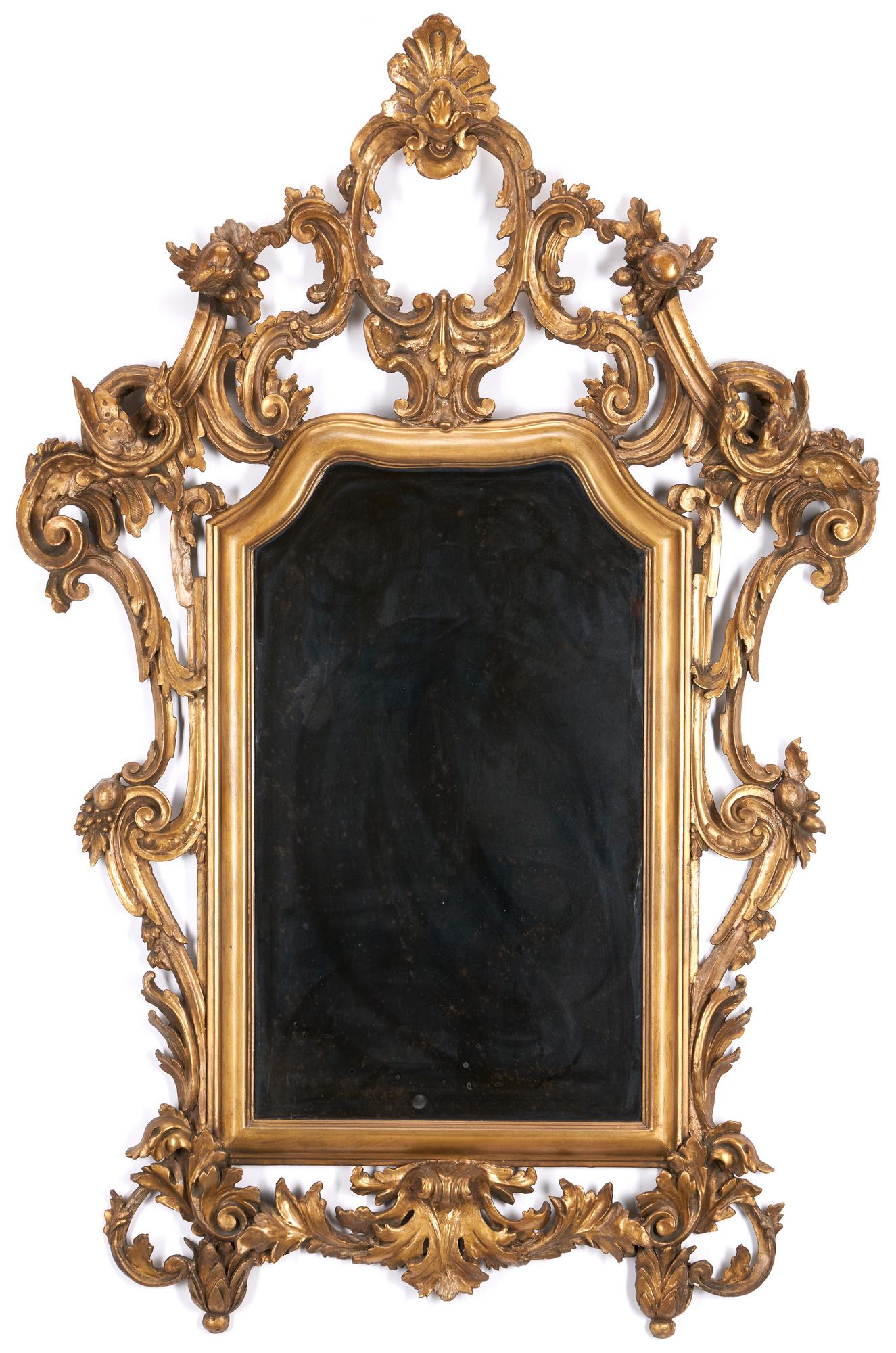Large Italian Rococo Style Wall Mirror (1 of 9)
