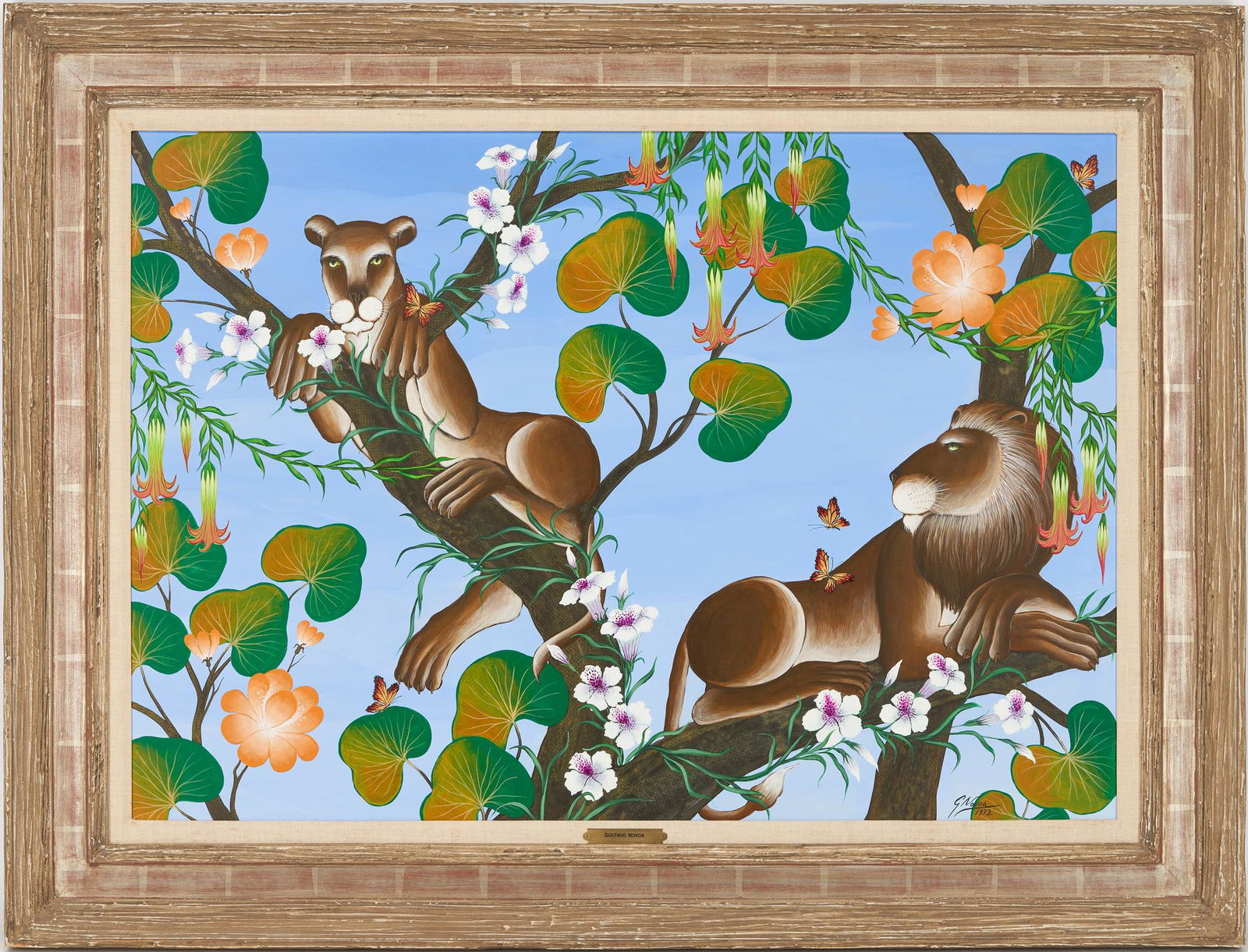 Gustavo Novoa O/B Jungle Painting, Friendly Persuasion (1 of 13)