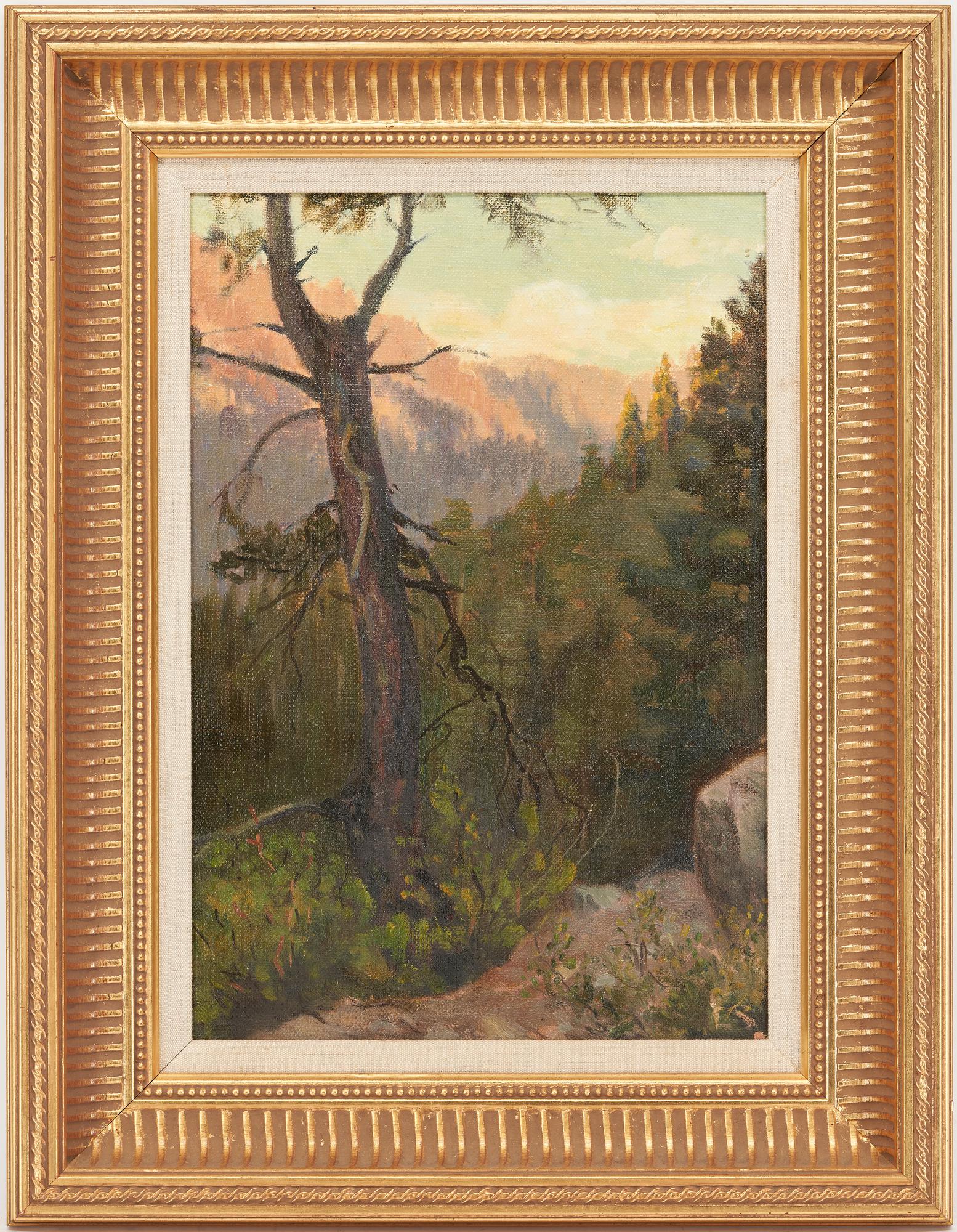 Langdon Smith O/C Western Mountain Landscape (1 of 7)