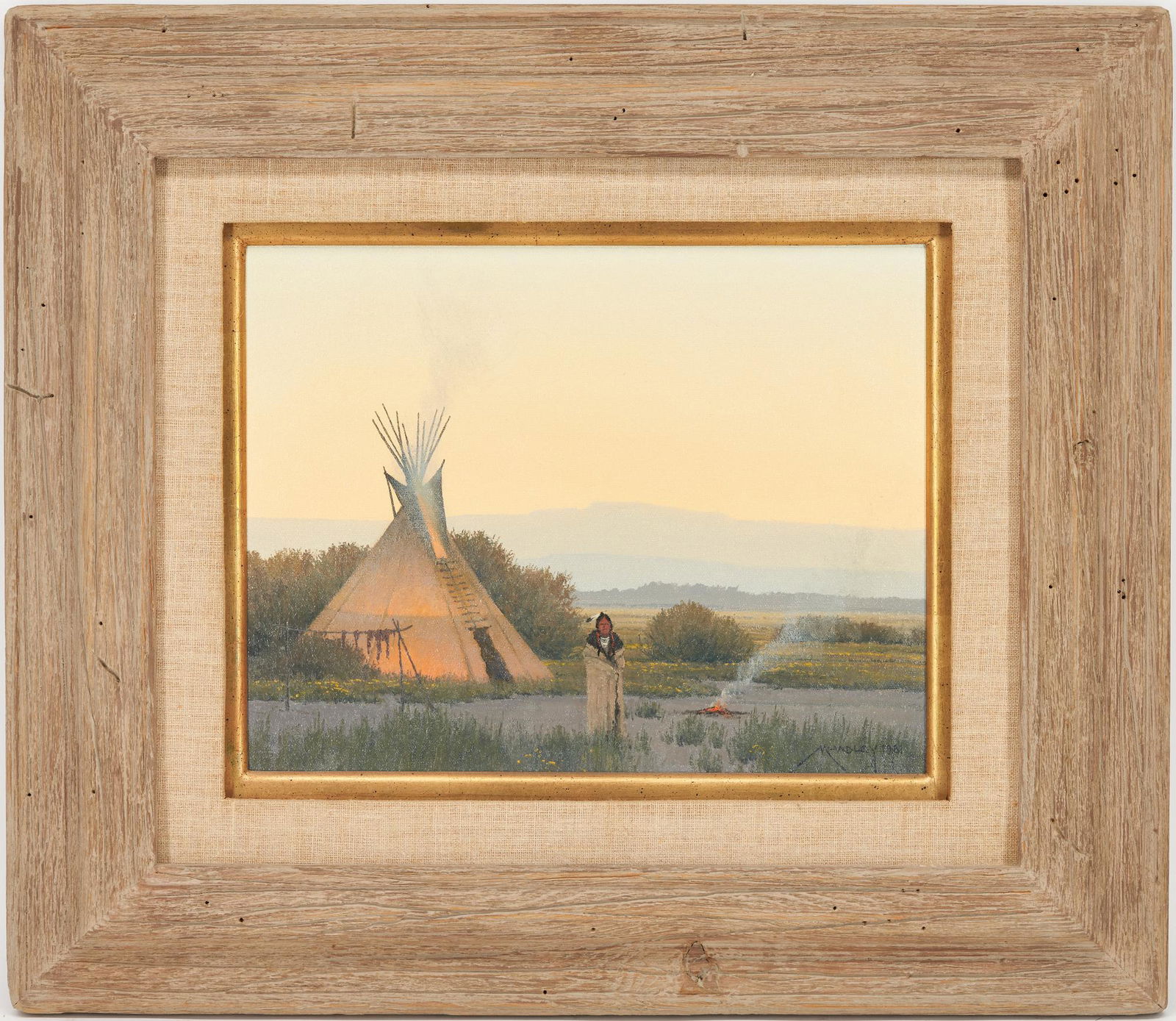 Michael Hadley O/B Native American Painting (1 of 8)