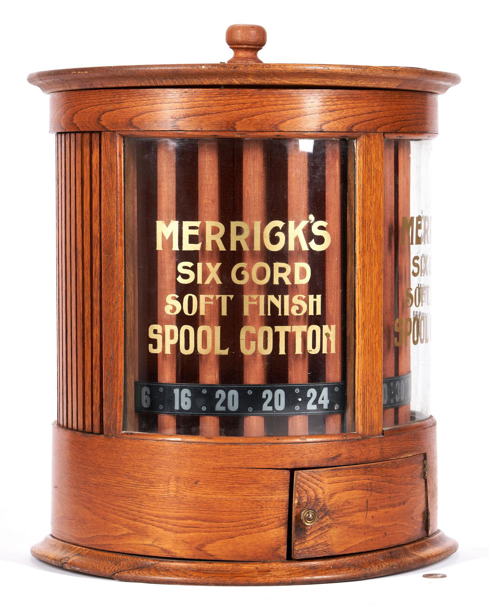 Merrick's Advertising Spool Cabinet (1 of 8)