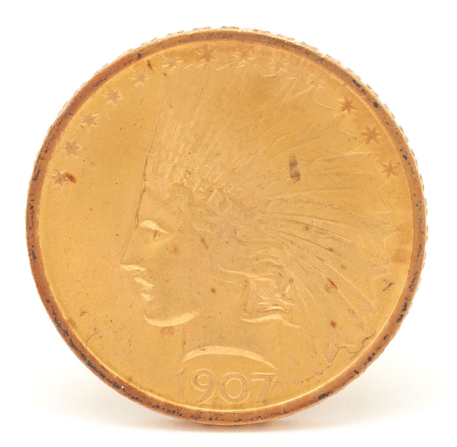 1907 $10 Indian Gold Coin (1 of 3)