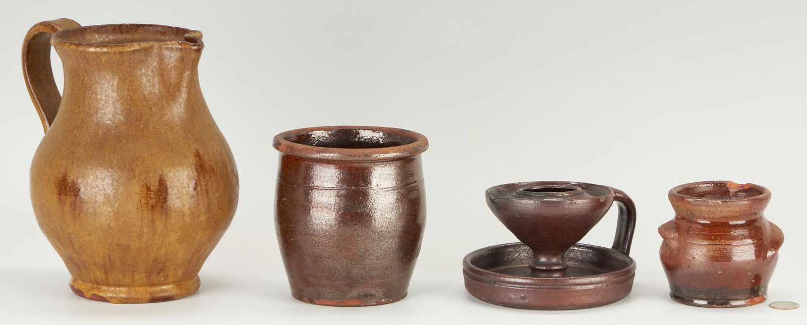 4 American Pottery Items, Mid Atlantic (1 of 13)