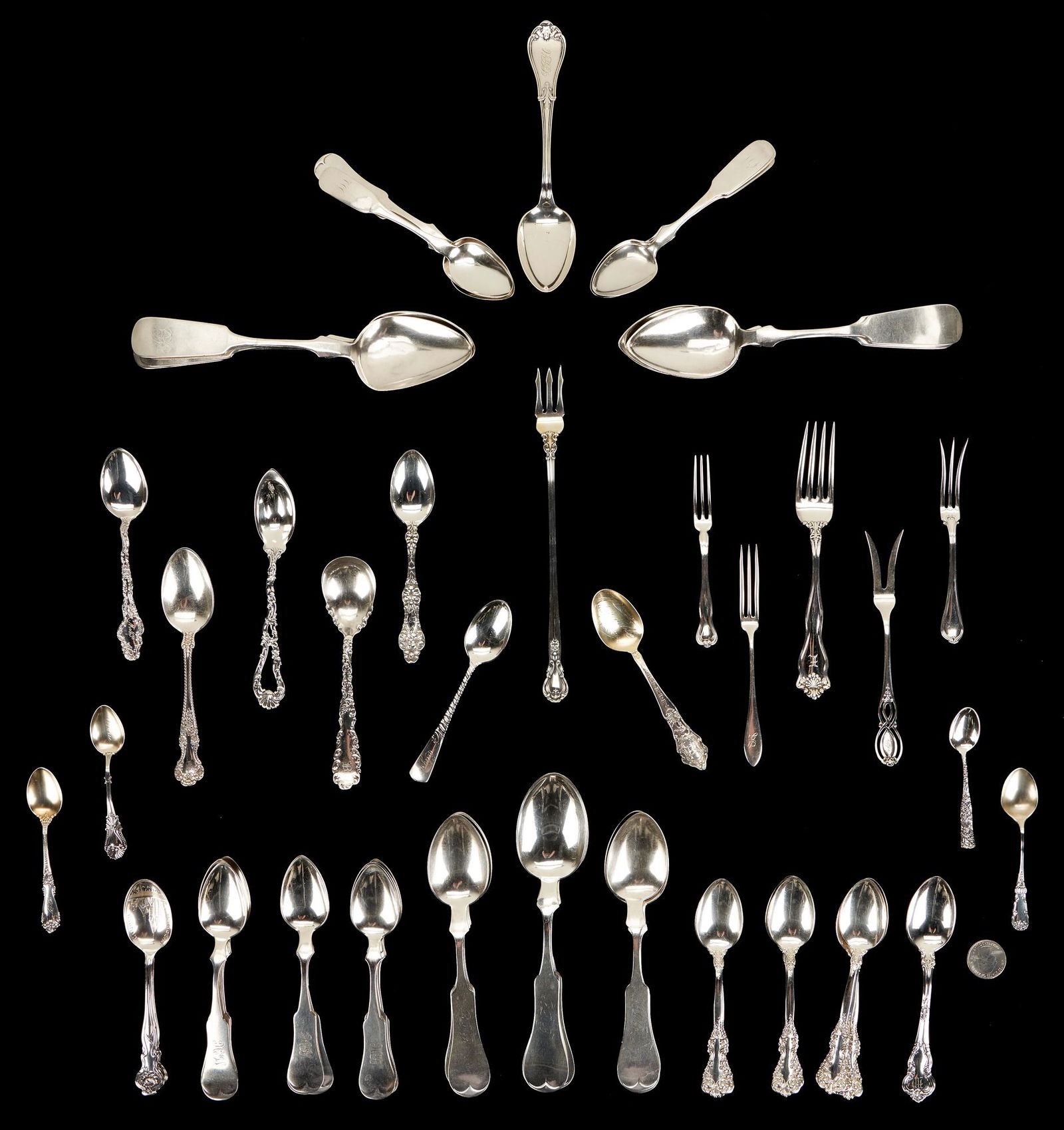 Coin shop silver flatware