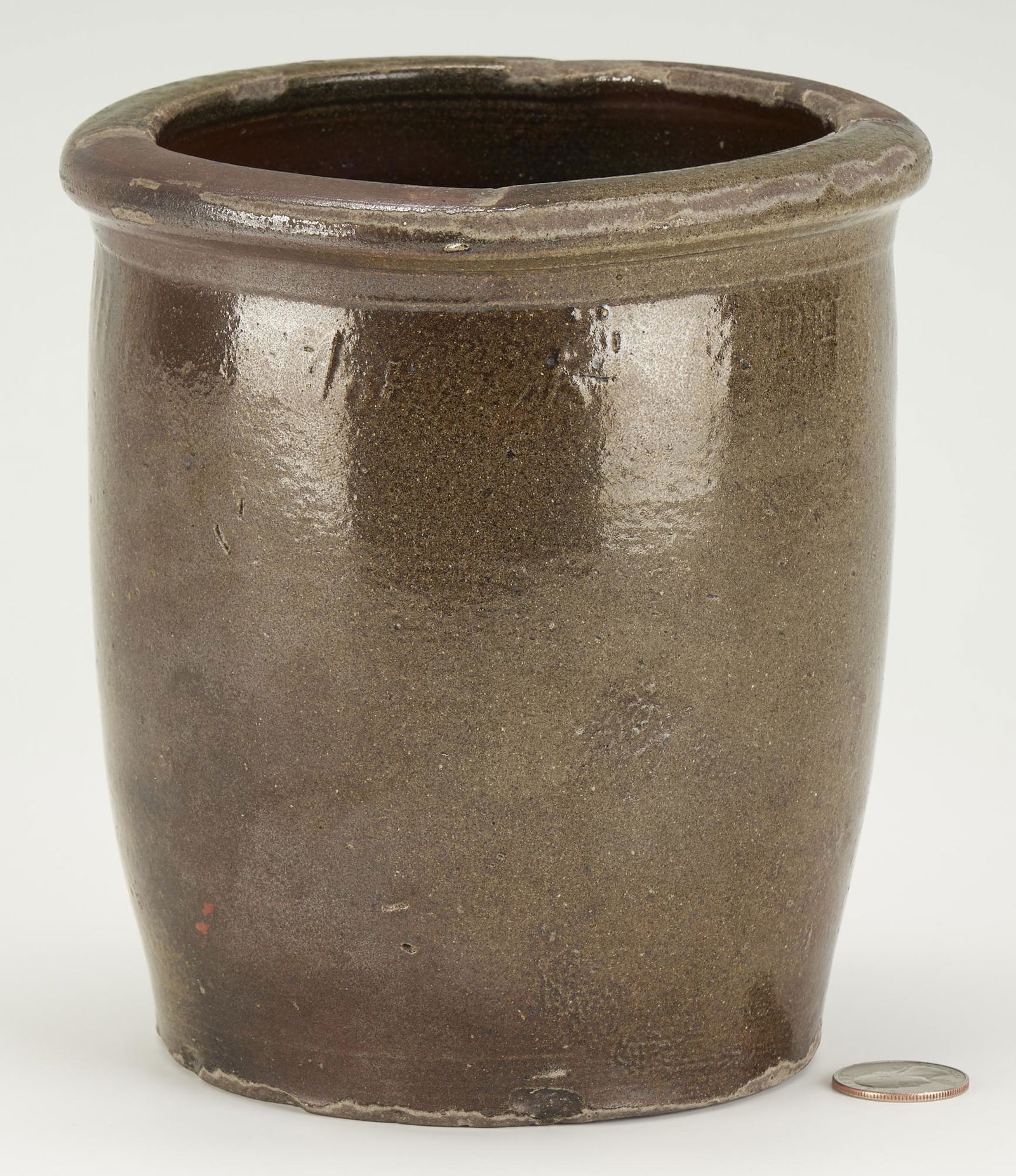 East Tennessee Stoneware Pottery Jar, Harmon, Greene Co. (1 of 10)