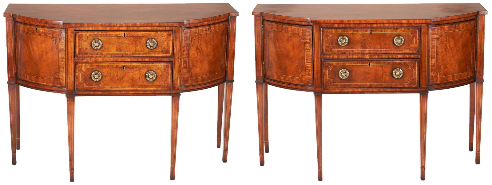 Pair of Georgian Style Inlaid Brandy Boards (1 of 20)