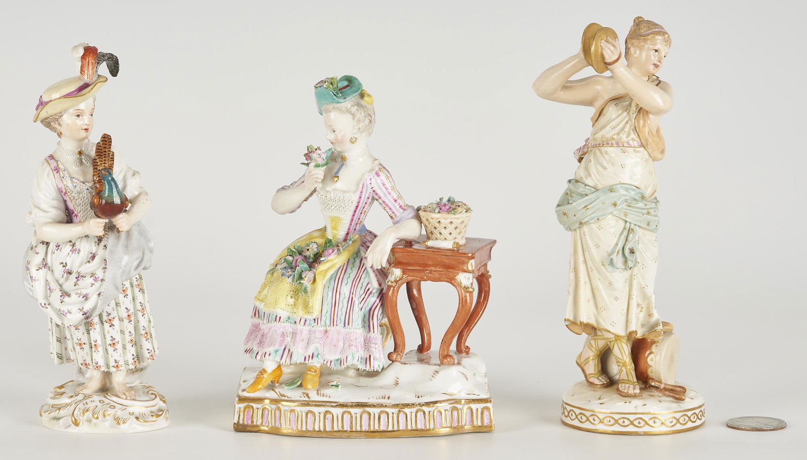 3 Meissen and KPM Figures, incl. Sense of Smell (1 of 11)