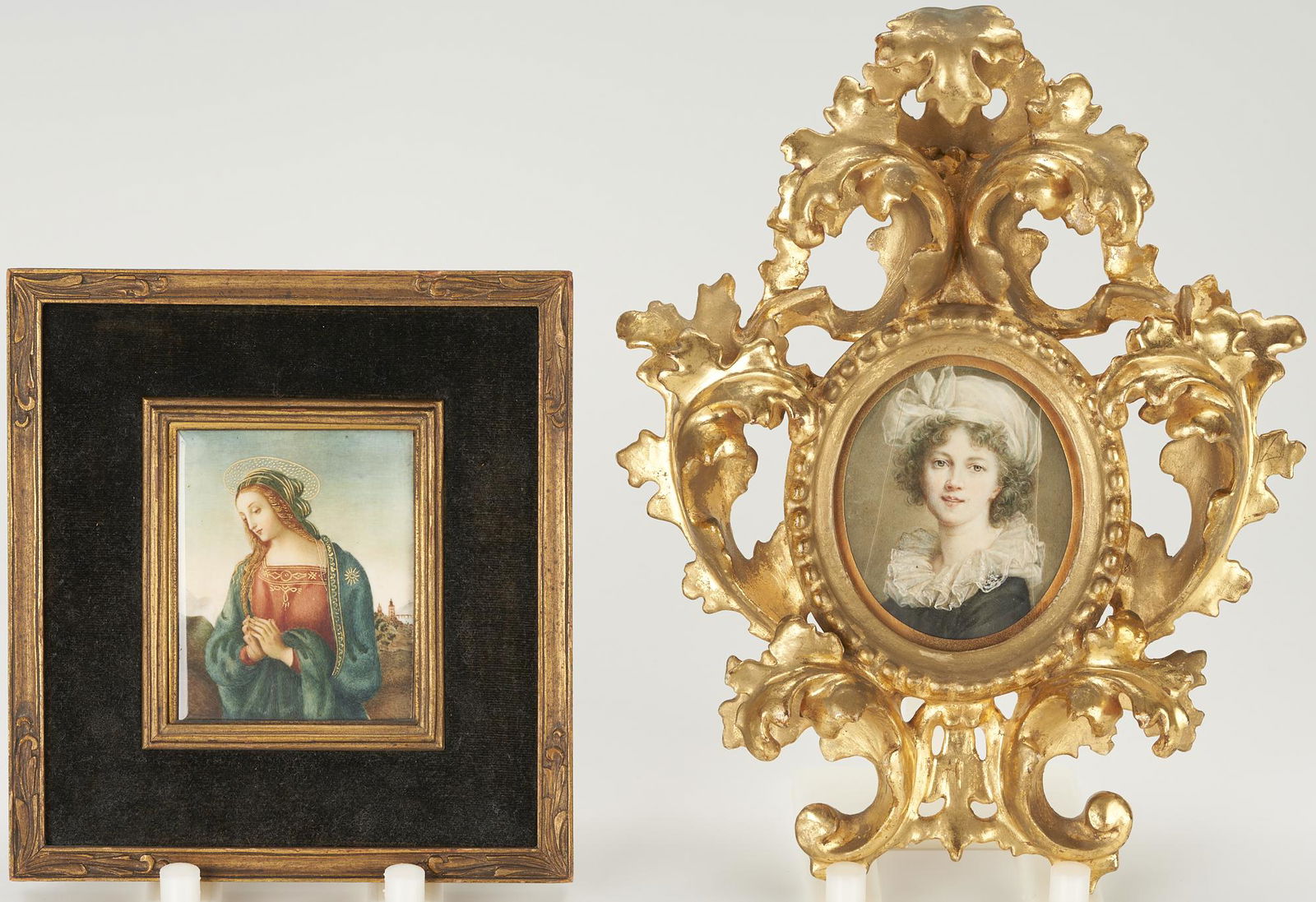 2 Miniature Portraits after Perugino and E. LeBrun (1 of 13)