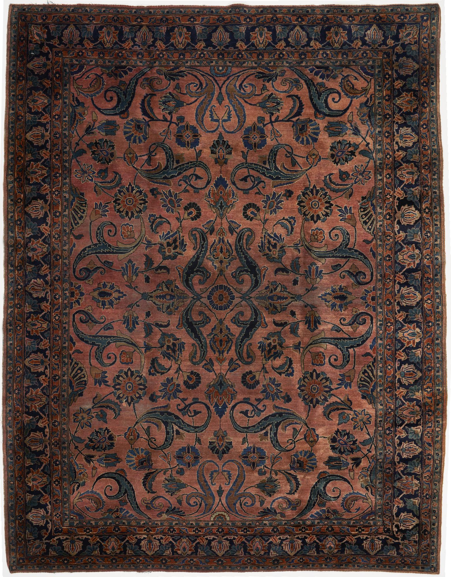 Large Persian Sarouk Rug or Carpet (1 of 15)