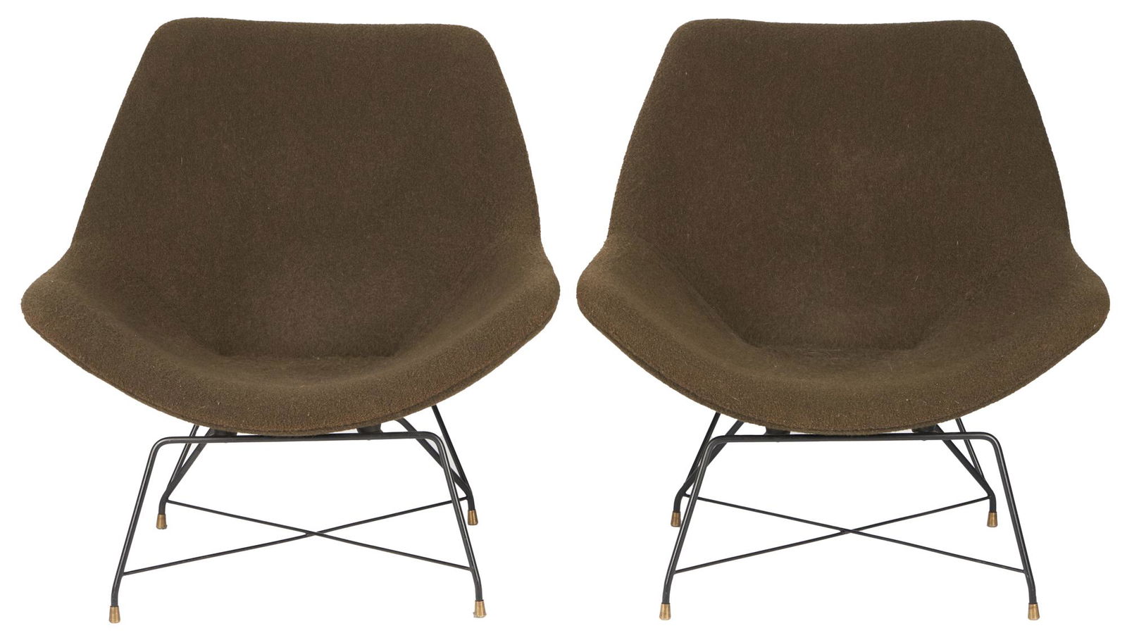 Pair Kosmos Lounge Chairs, Augusto Bozzi for Saporiti (1 of 11)