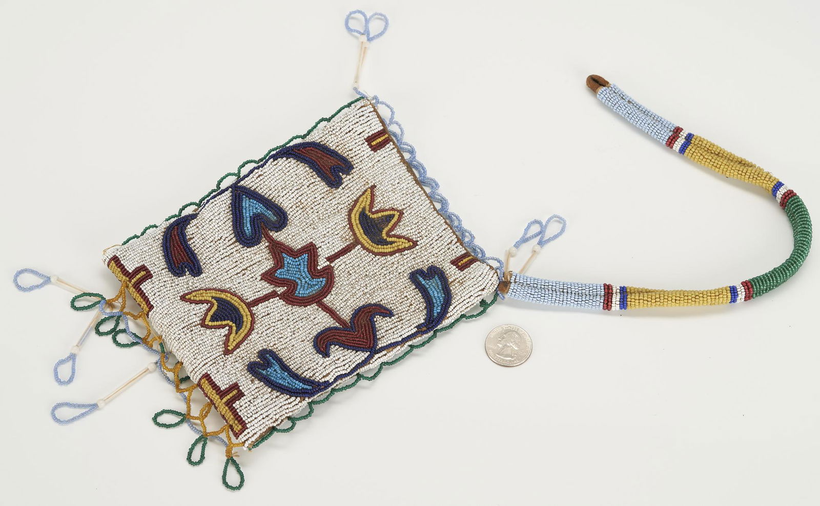 Native American Beaded Bag, Plains Indian (1 of 7)