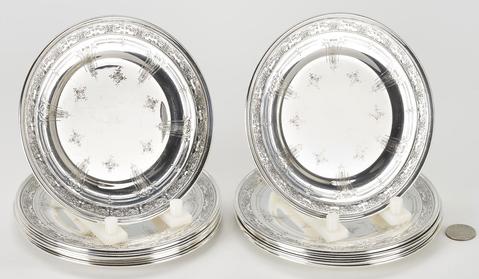 12 Towle Seville Sterling Silver Bread Plates (1 of 5)