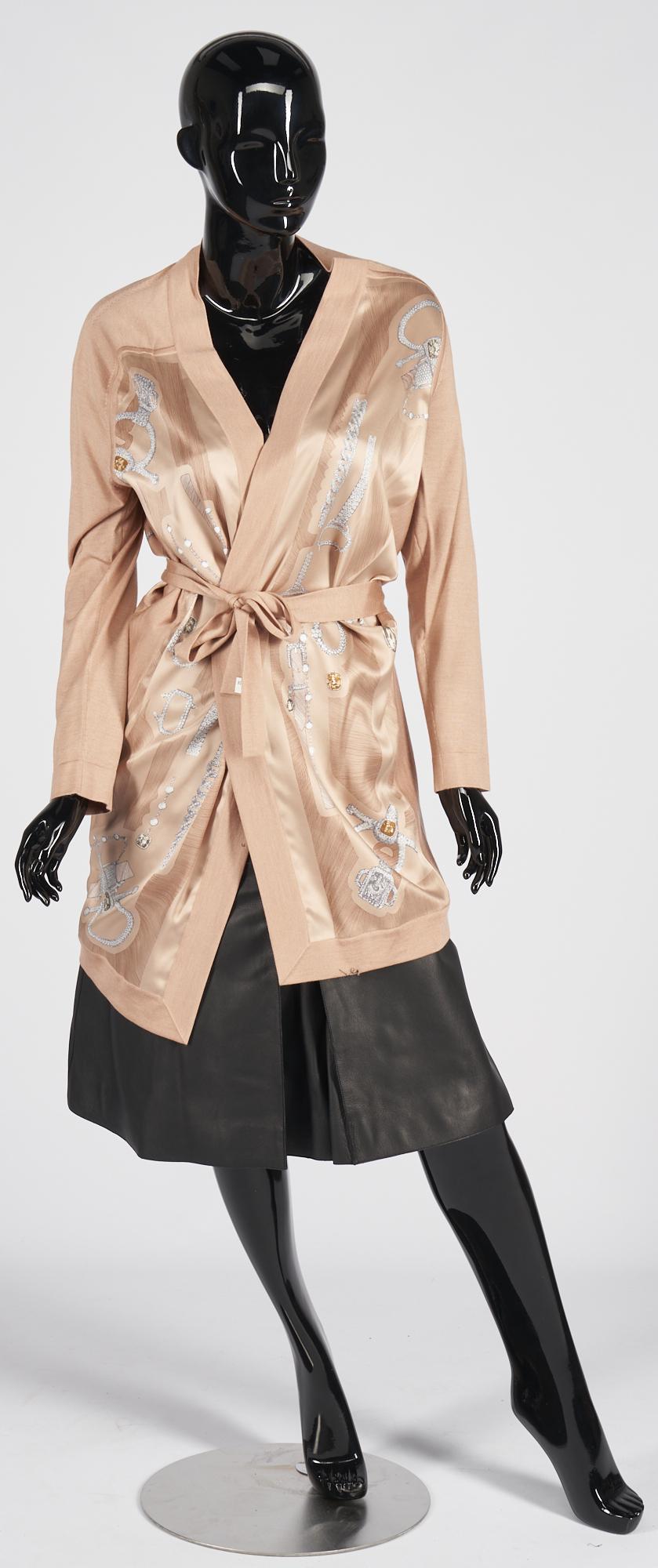 Hermes Parure de Gara Cardigan & Goatskin Skirt (1 of 16)