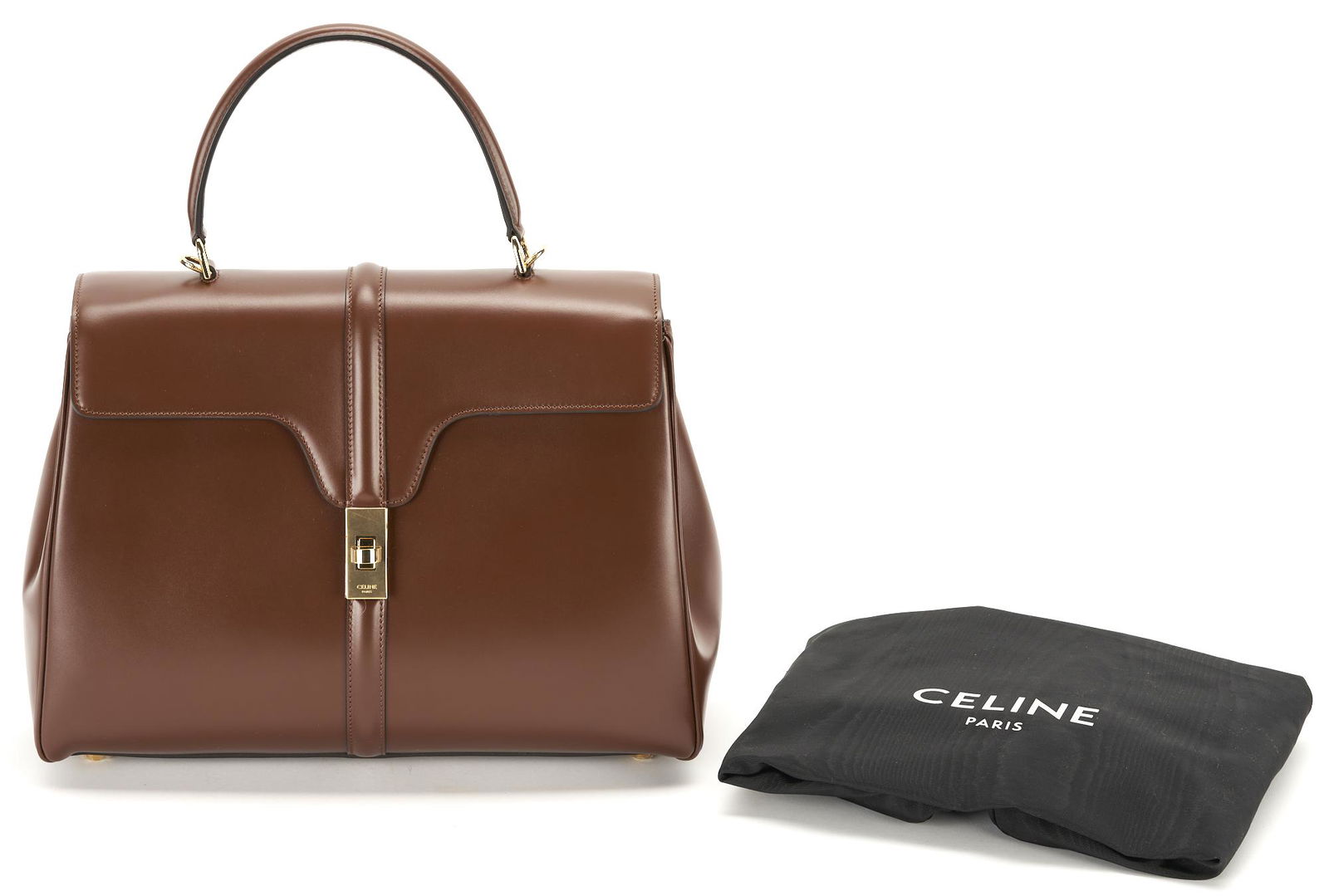 Celine Classique 16 Medium Calfskin Bag in Brown (1 of 9)