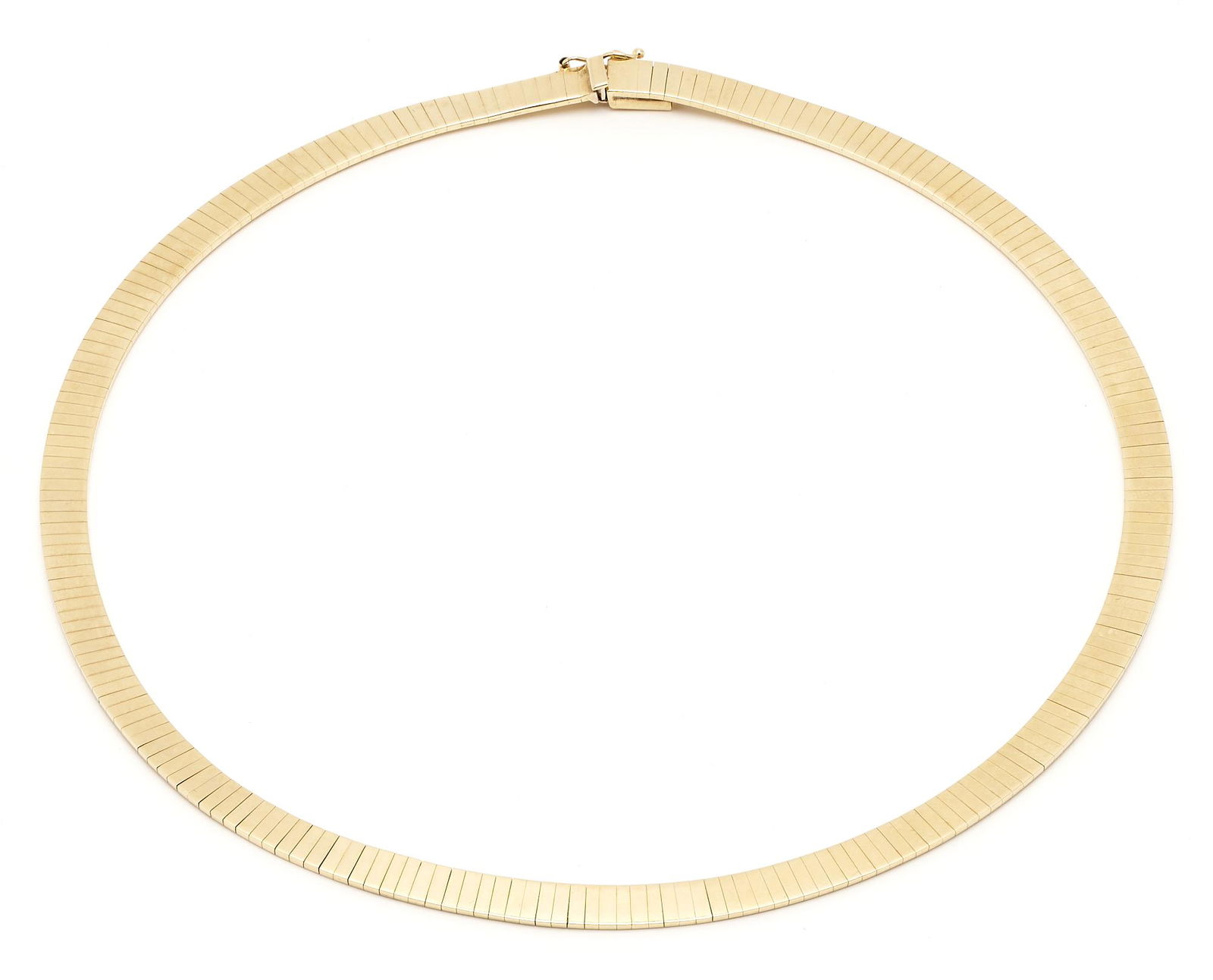 14K Italian Omega Style Necklace (1 of 5)
