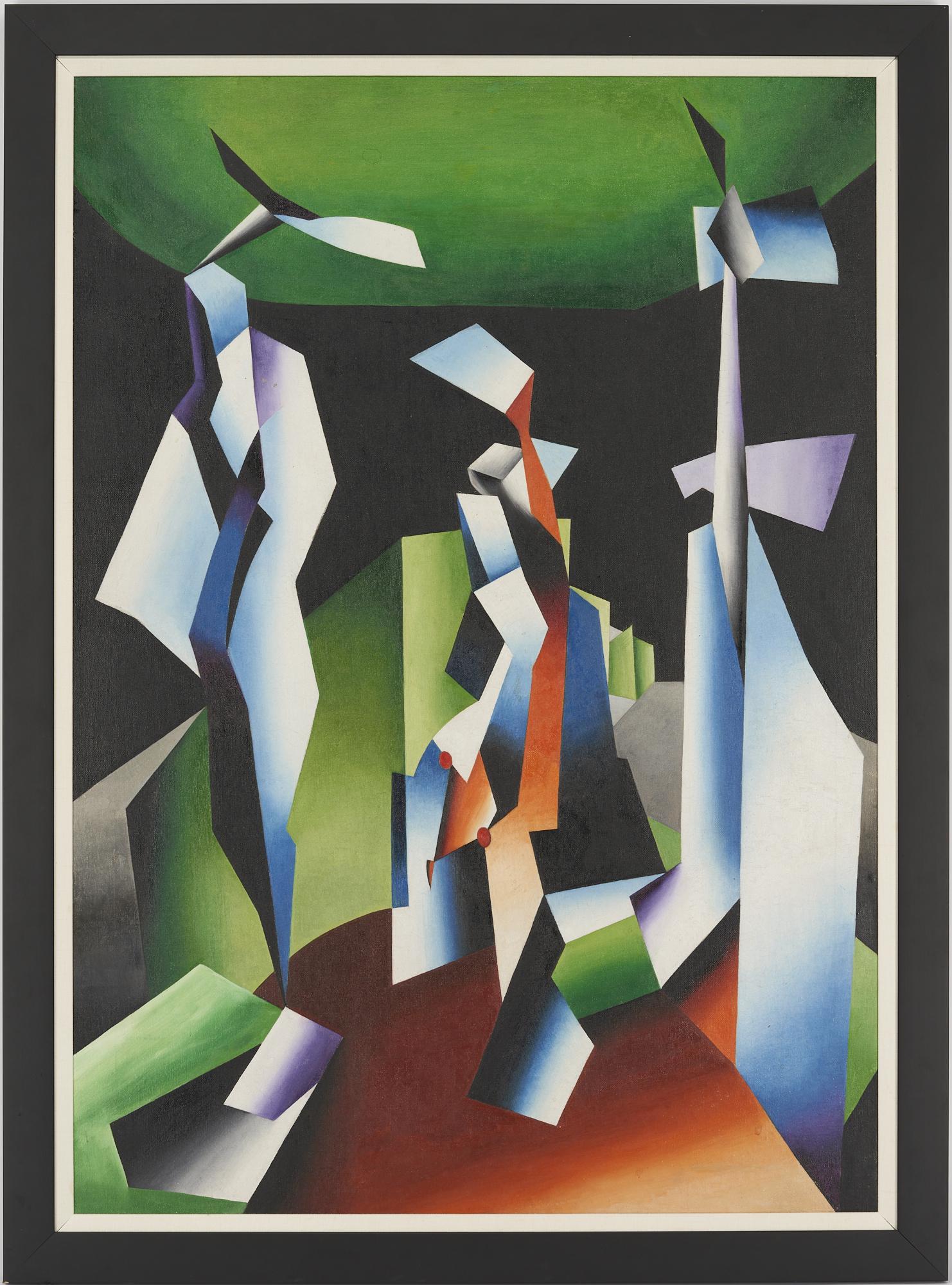 Philip Perkins Large O/C Abstract Painting, Through Beyond (1 of 11)